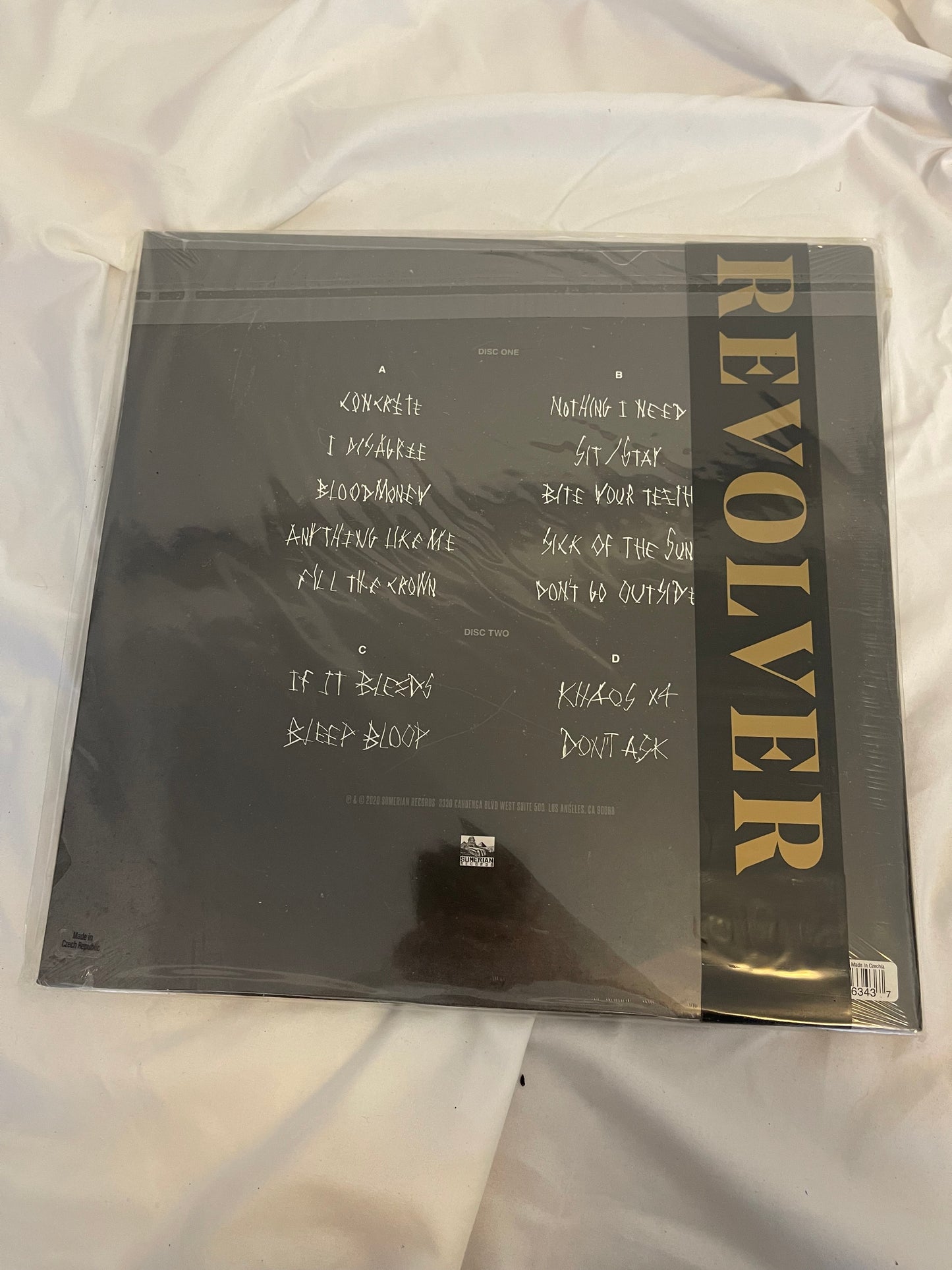 Poppy - I Disagree (More) (227) (gold and white with black splatter revolver exclusive vinyl)