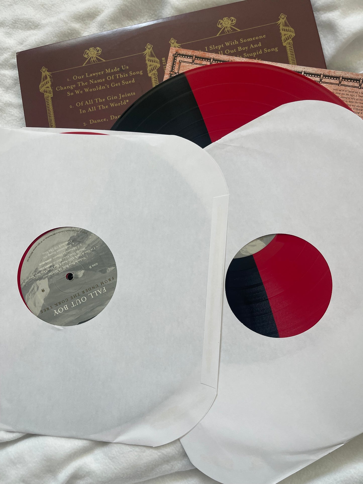Fall Out Boy - From Under The Cork Tree (limited edition red/black split vinyl)