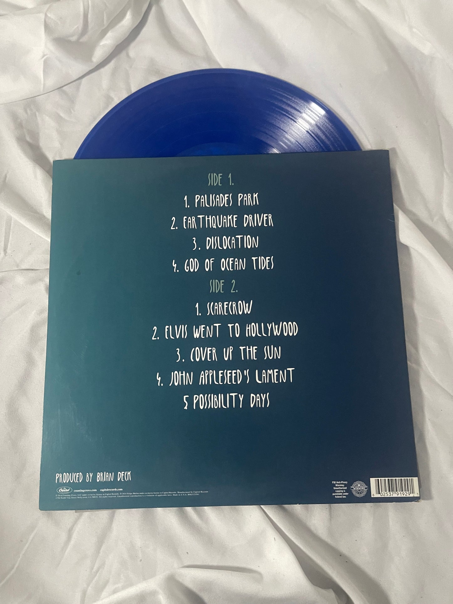 Counting Crows - Somewhere Under Wonderland (The Sound Of Vinyl exclusive blue vinyl)