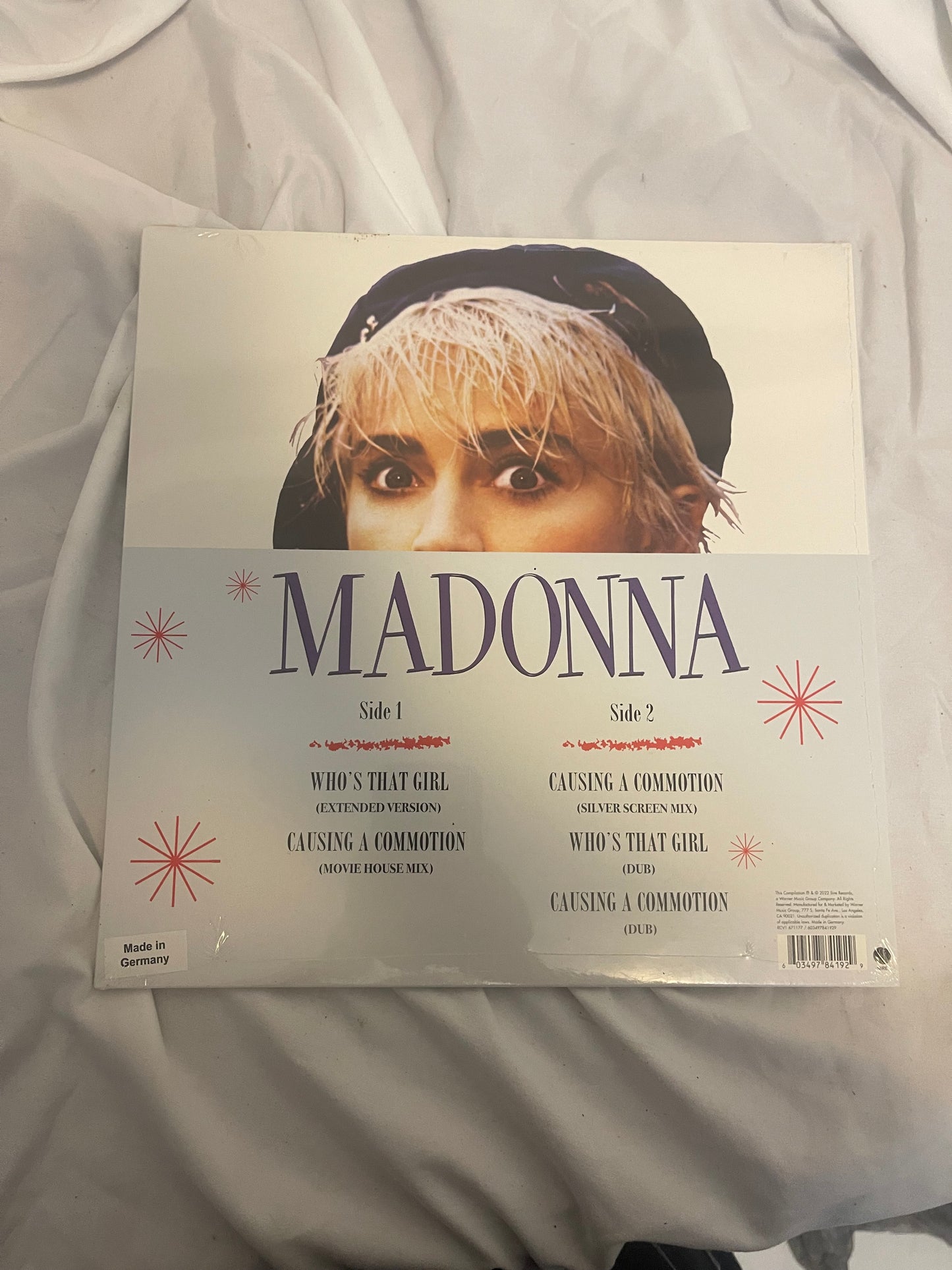 Madonna - Who’s That Girl (Super Club Mix) (35th Anniversary Record Store Day exclusive red vinyl)