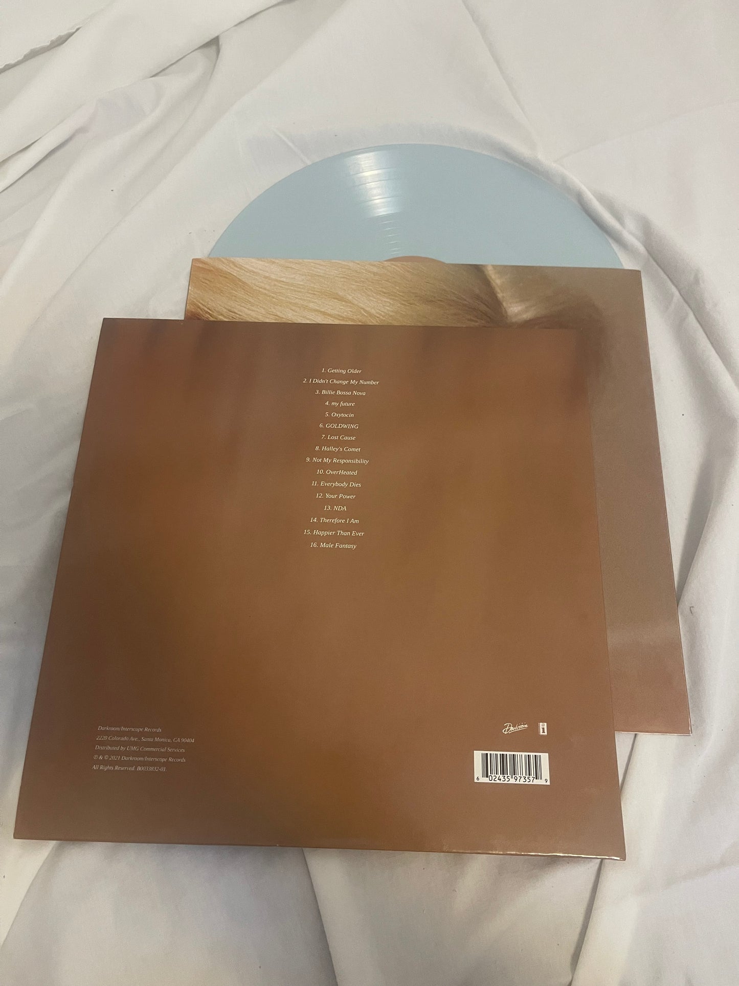 Billie Eilish - Happier Than Ever (Target exclusive light blue vinyl)