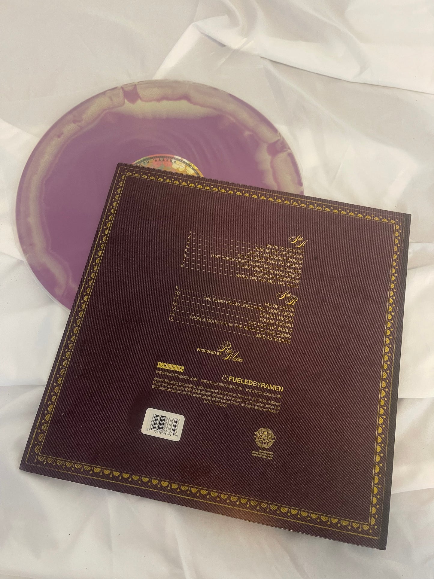 Panic! At The Disco - Pretty. Odd. (Hot Topic exclusive purple/yellow swirl vinyl)