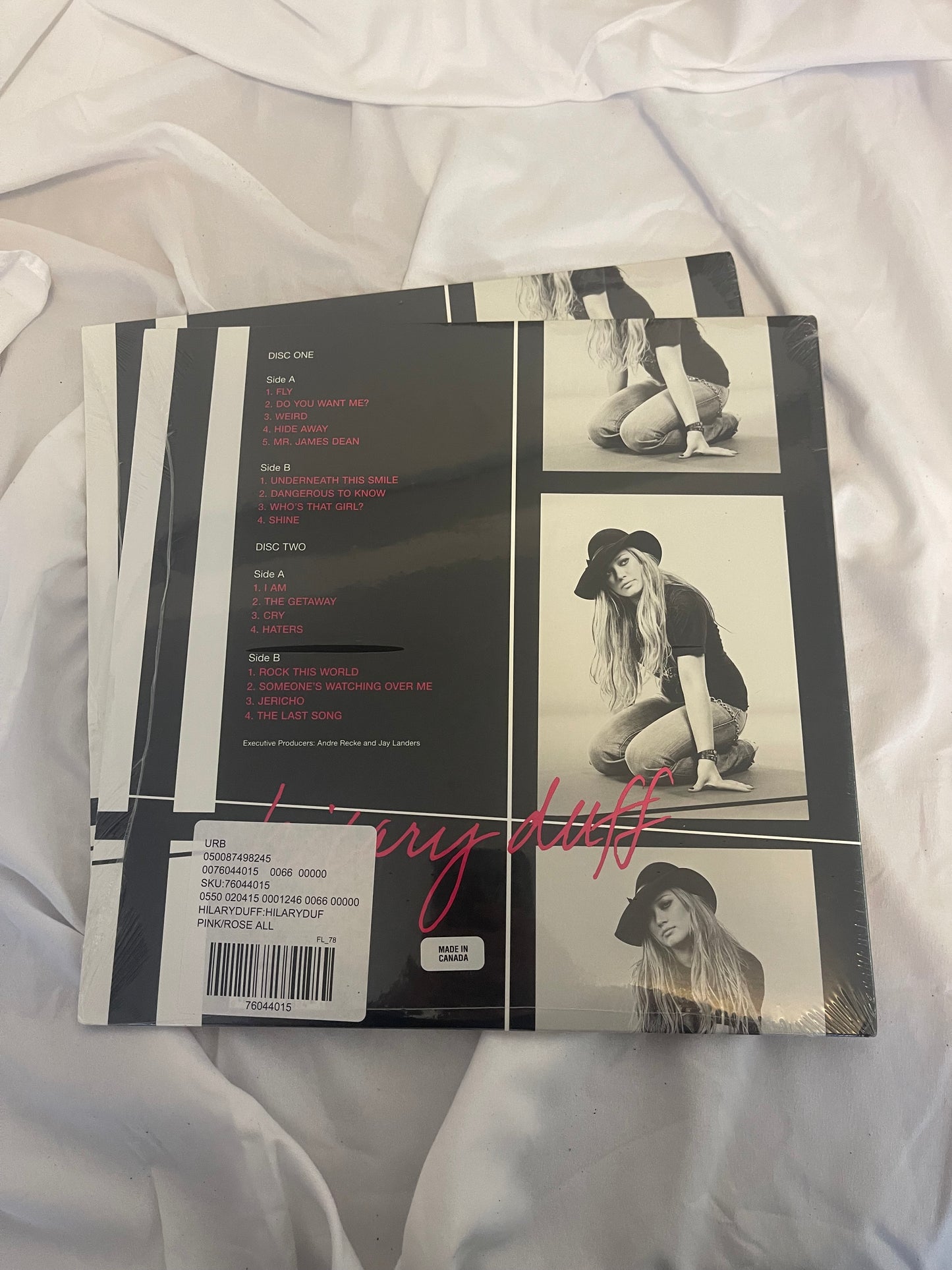 Hilary Duff - Hilary Duff (Self-Titled) (Urban Outfitters exclusive hot pink vinyl)