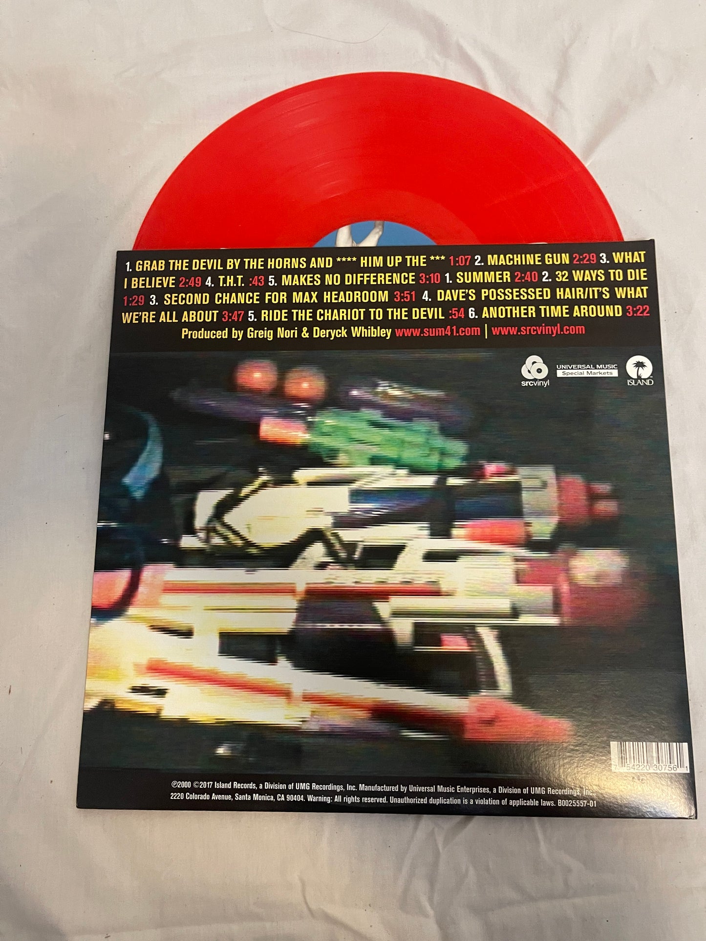 Sum 41 - Half Hour Of Power (exclusive gold transparent with opaque red smoke vinyl)