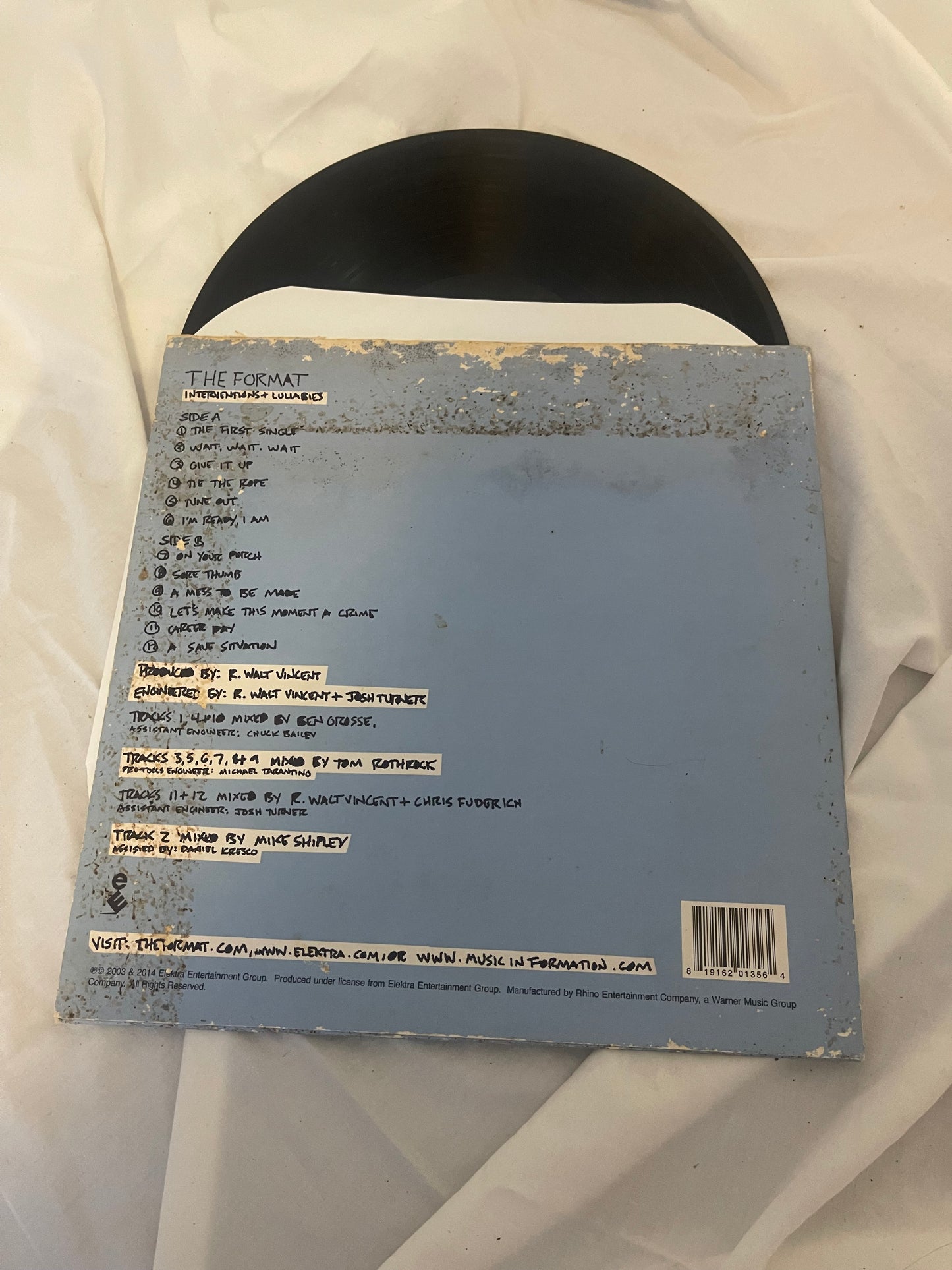 The Format - Interventions and Lullabies (standard black vinyl)