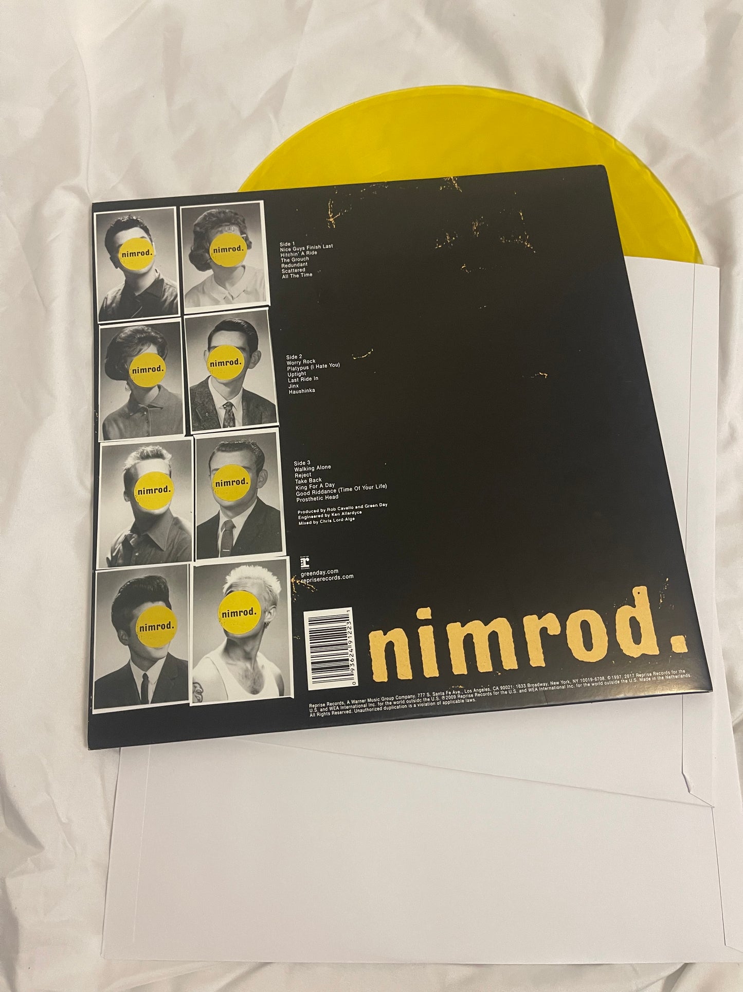 Green Day - Nimrod (20th anniversary edition translucent yellow vinyl)