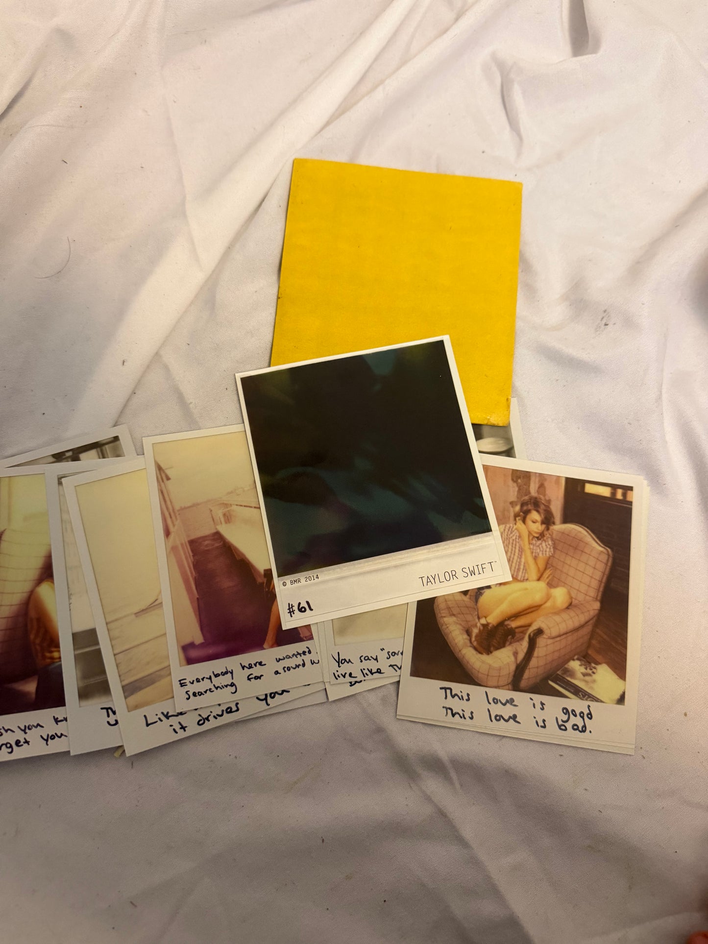 Taylor Swift 1989 Polaroids (set 5, 53-65)