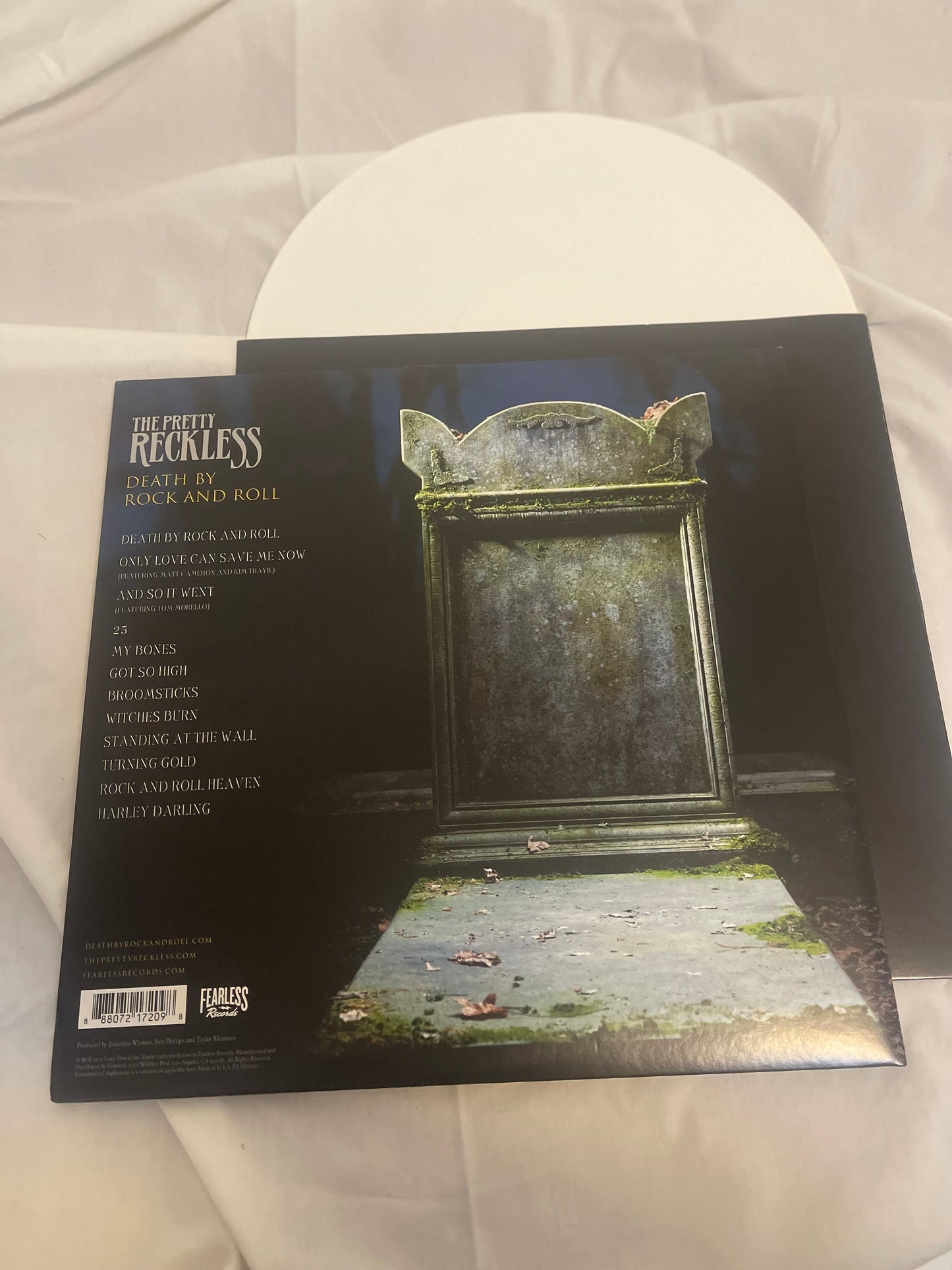 The Pretty Reckless - Death by Rock and Roll (webstore exclusive white vinyl)