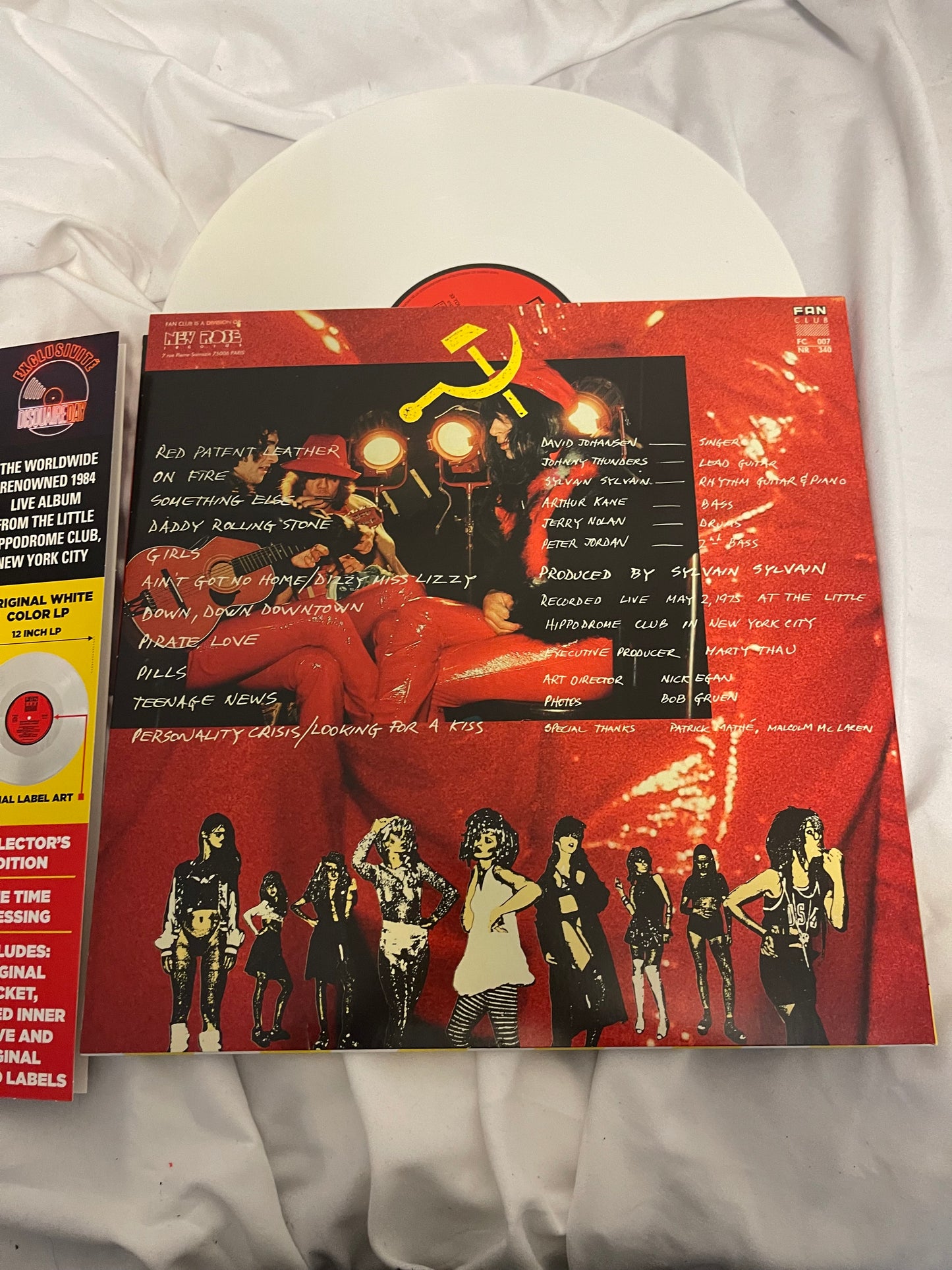 New York Dolls - Red Patent Leather (Record Store Day exclusive white vinyl)