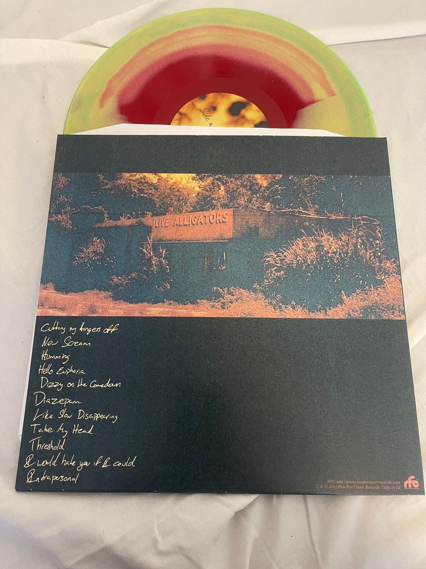 Turnover - Peripheral Vision (Newbury Comics exclusive yellow, red, and green swirl vinyl)