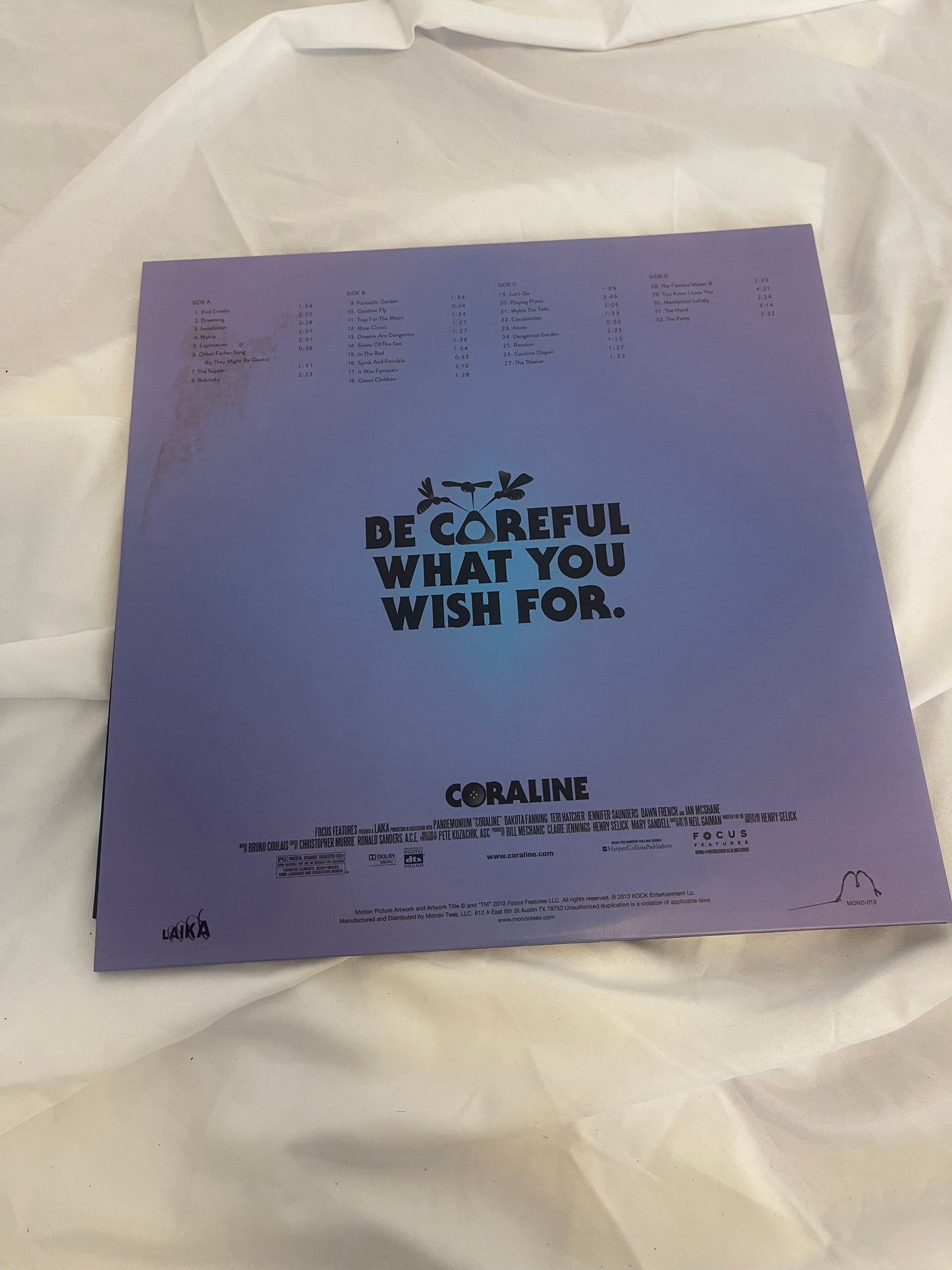 Coraline - Original Motion Picture Soundtrack (Mondo Exclusive purple and blue swirl vinyl)