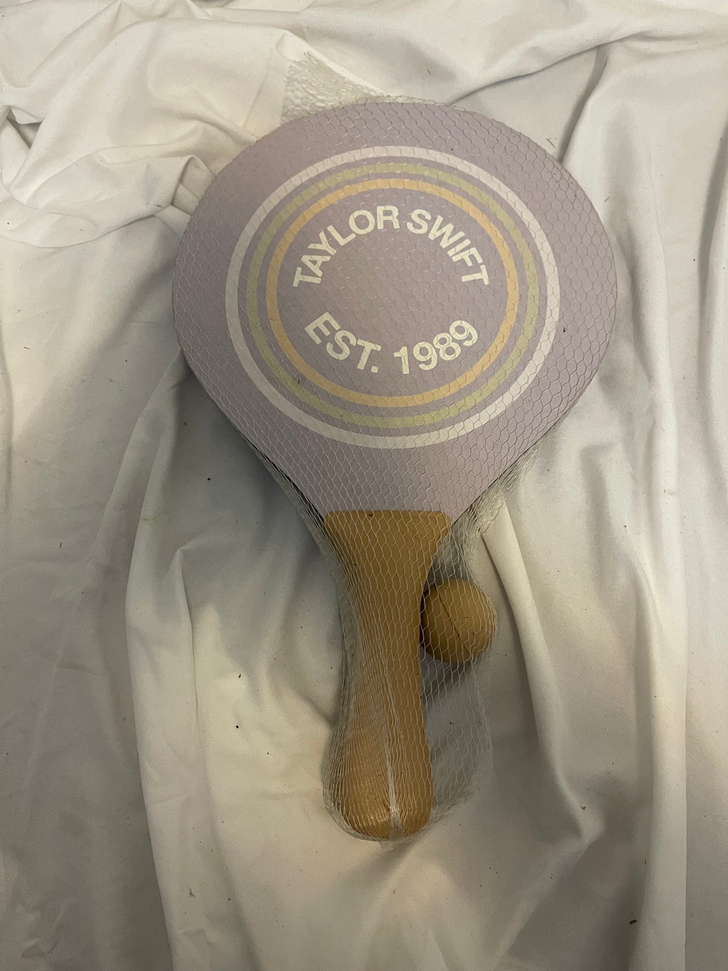 Taylor Swift Just A Summer thing Ping Pong Paddle and Ball Set