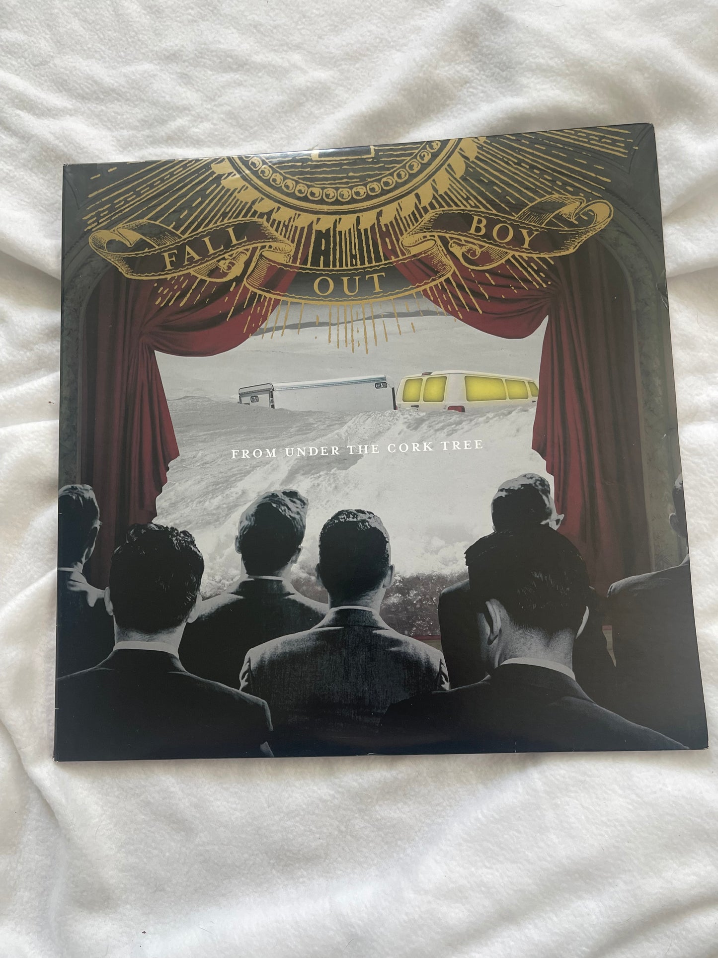 Fall Out Boy - From Under The Cork Tree (Hot Topic exclusive maroon gold swirl vinyl)