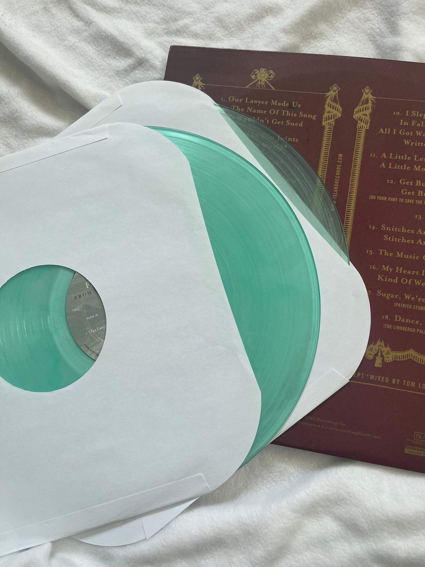 Fall Out Boy - From Under The Cork Tree (Hot Topic coke bottle vinyl)