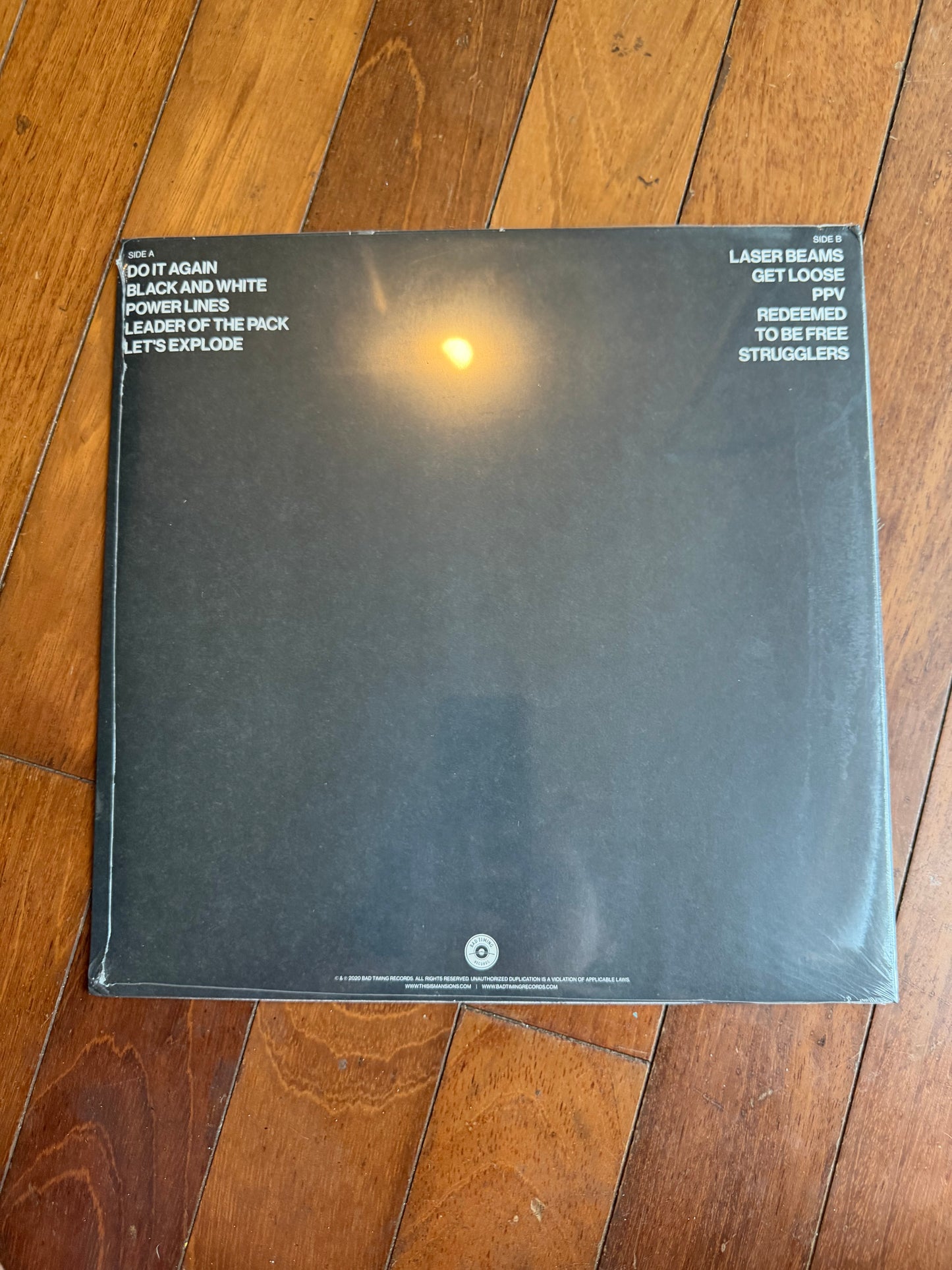 Mansions - Big Bad (exclusive half white half black vinyl)