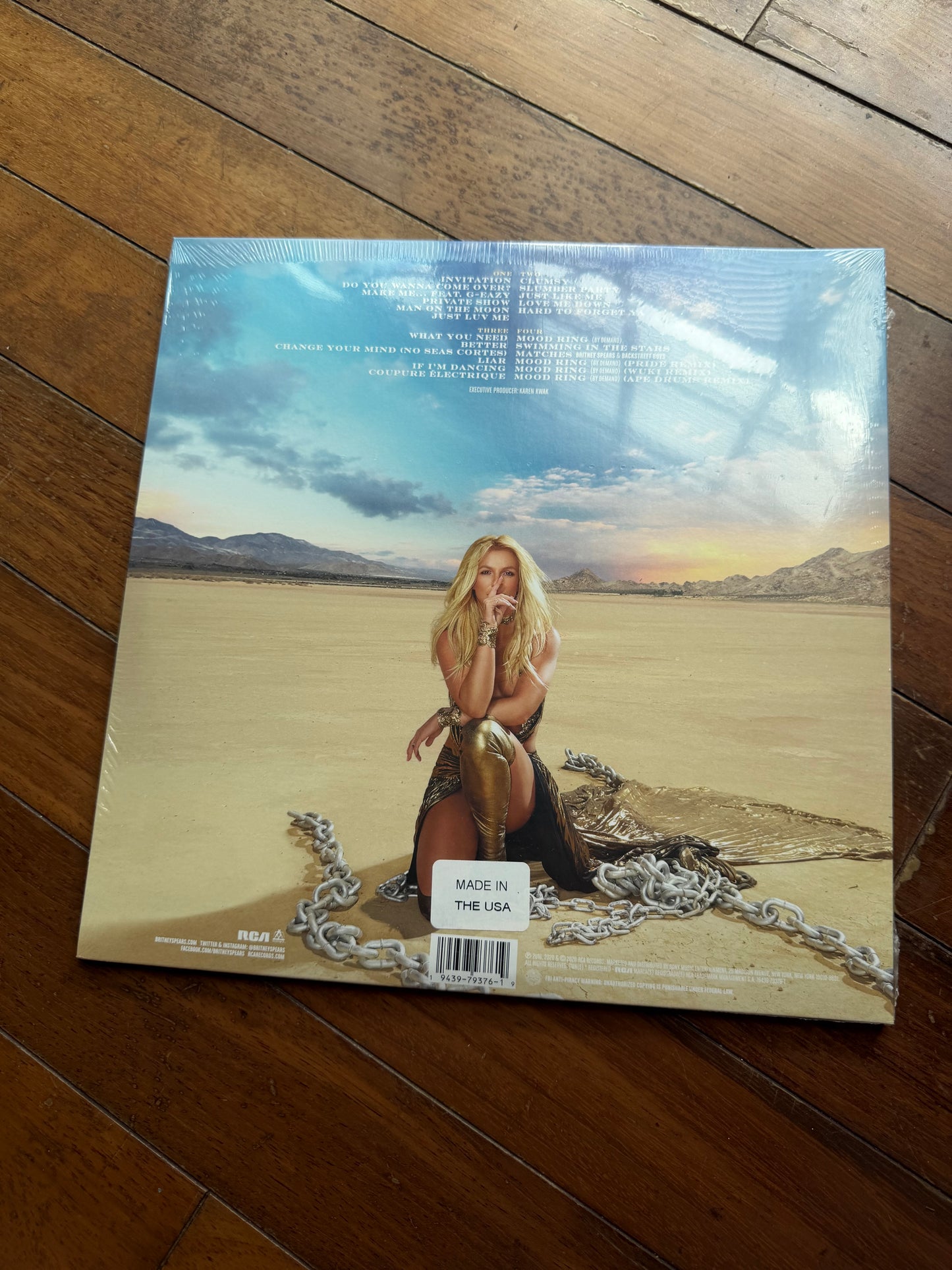Britney Spears - Glory (Deluxe White vinyl)