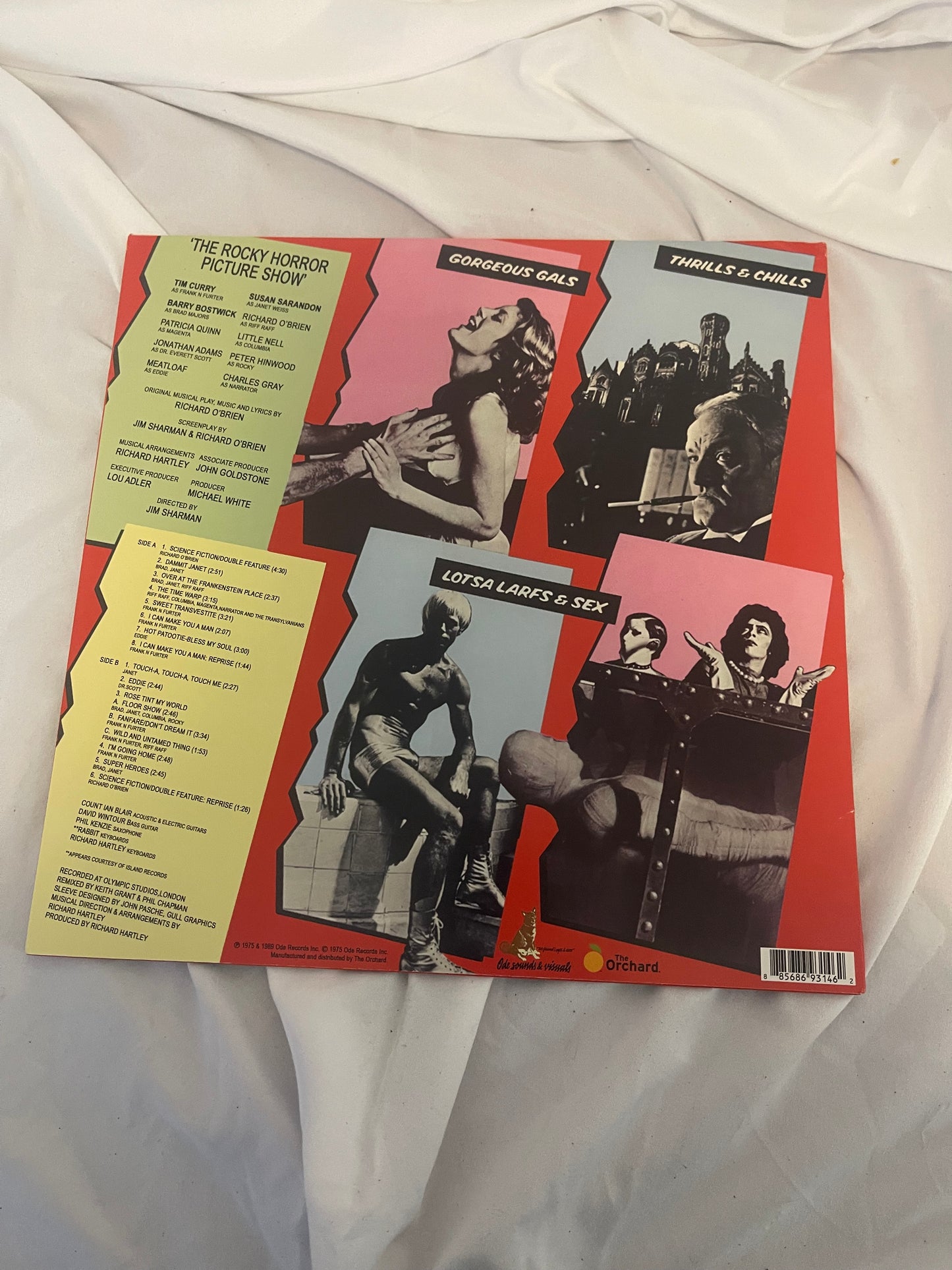 The Rocky Horror Picture Show - Soundtrack (Newbury Comics exclusive red in clear with black and white splatter vinyl)
