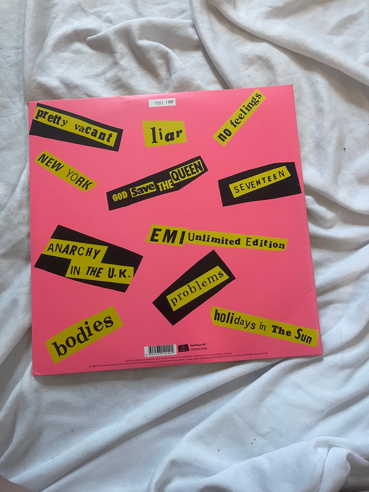 Sex Pistols - Never Mind The Bollocks, Here’s The Sex Pistols (limited edition pink and yellow vinyl)