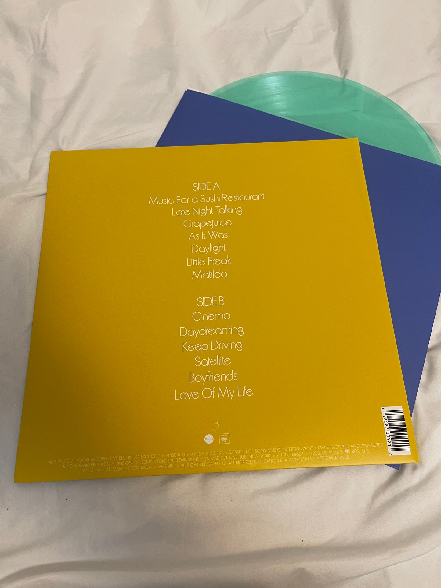 Harry Styles - Harry’s House (limited edition Teal Vinyl)