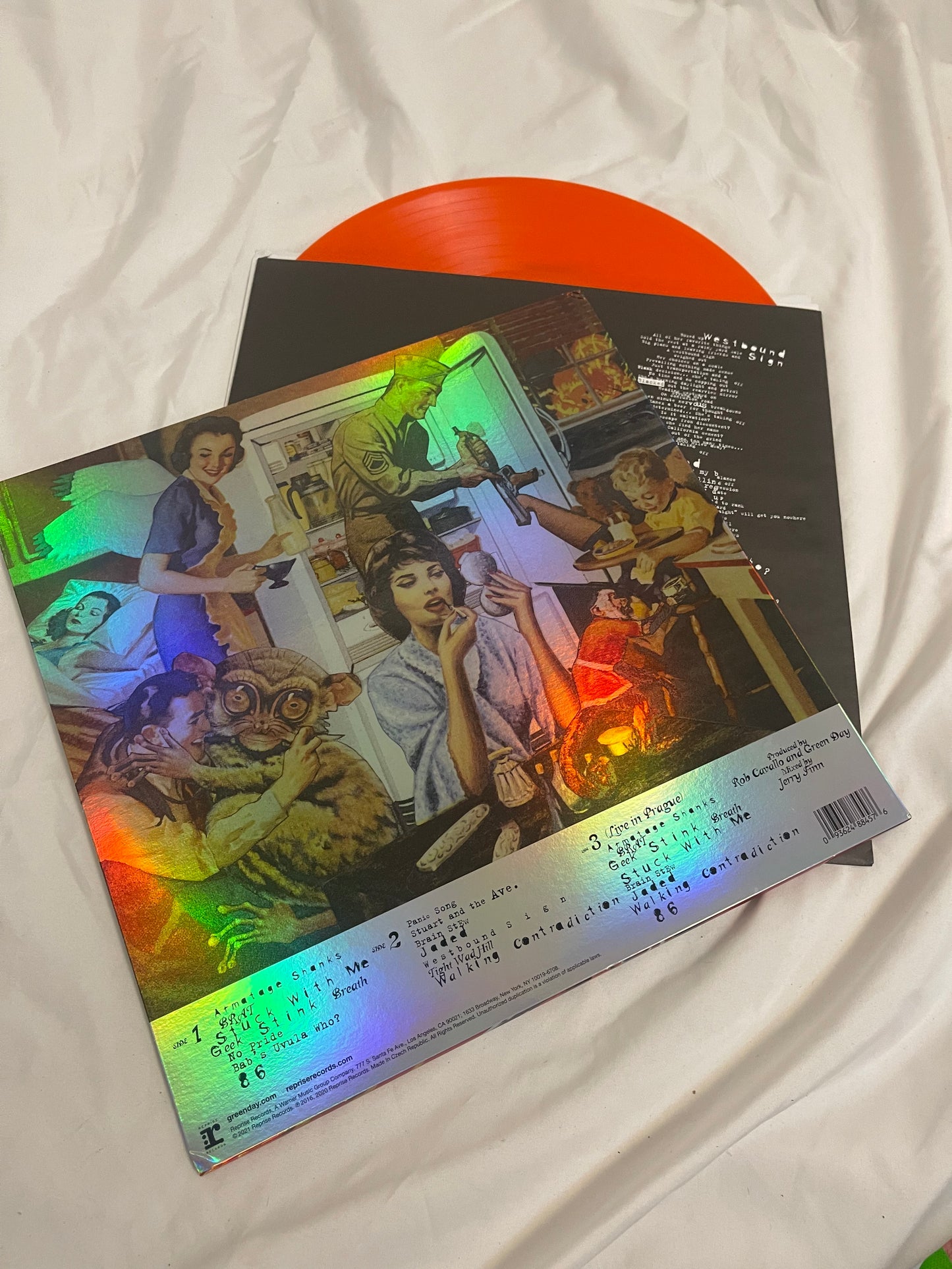 Green Day - Insomniac (25th anniversary edition translucent orange vinyl)