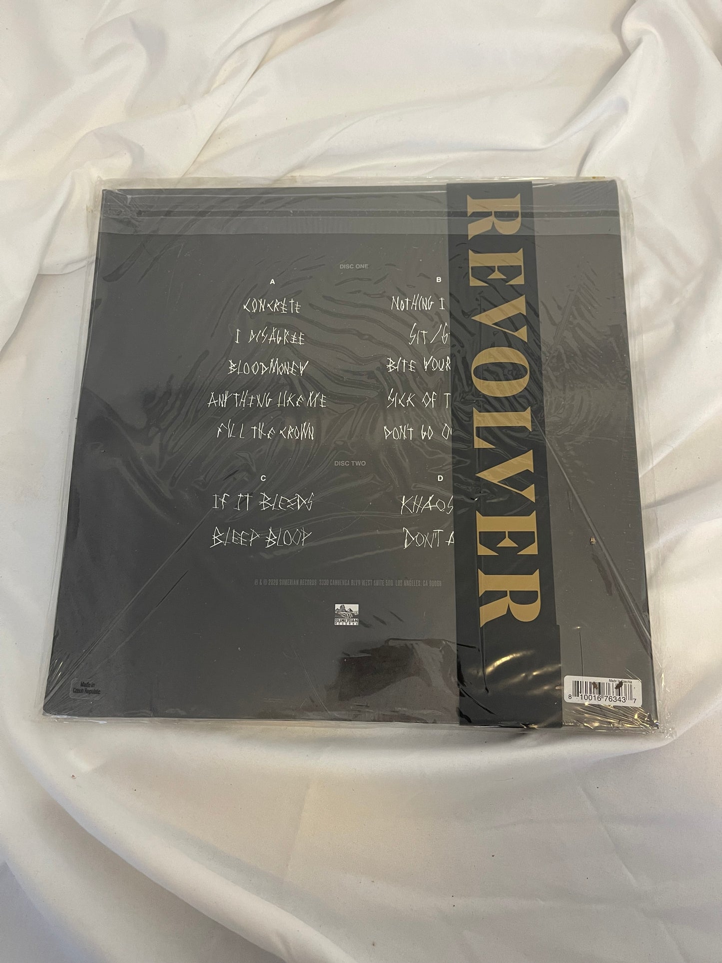 Poppy - I Disagree (More) (265) (gold and white with black splatter revolver exclusive vinyl)