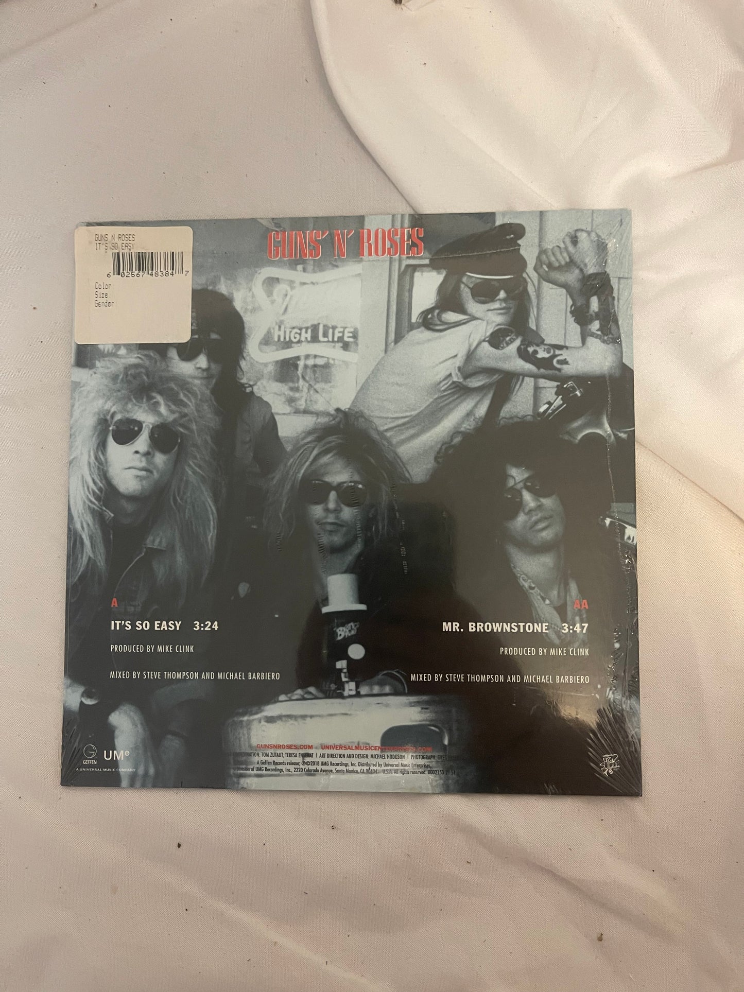 Guns N’ Roses - It’s So Easy • Mr. Brownstone (The Sound Of Vinyl exclusive yellow vinyl)