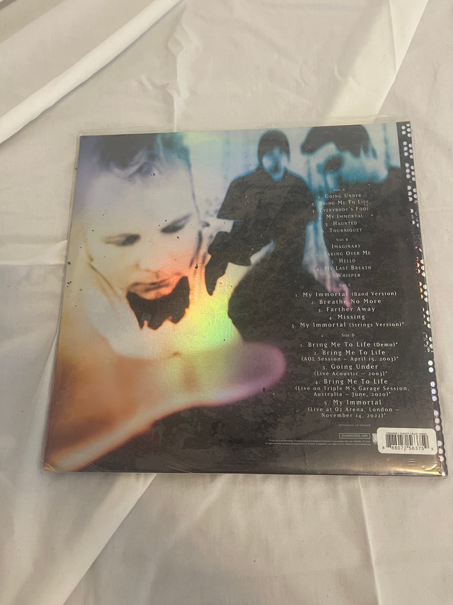 Evanescence - Fallen (20th anniversary Target exclusive blue smoke vinyl)