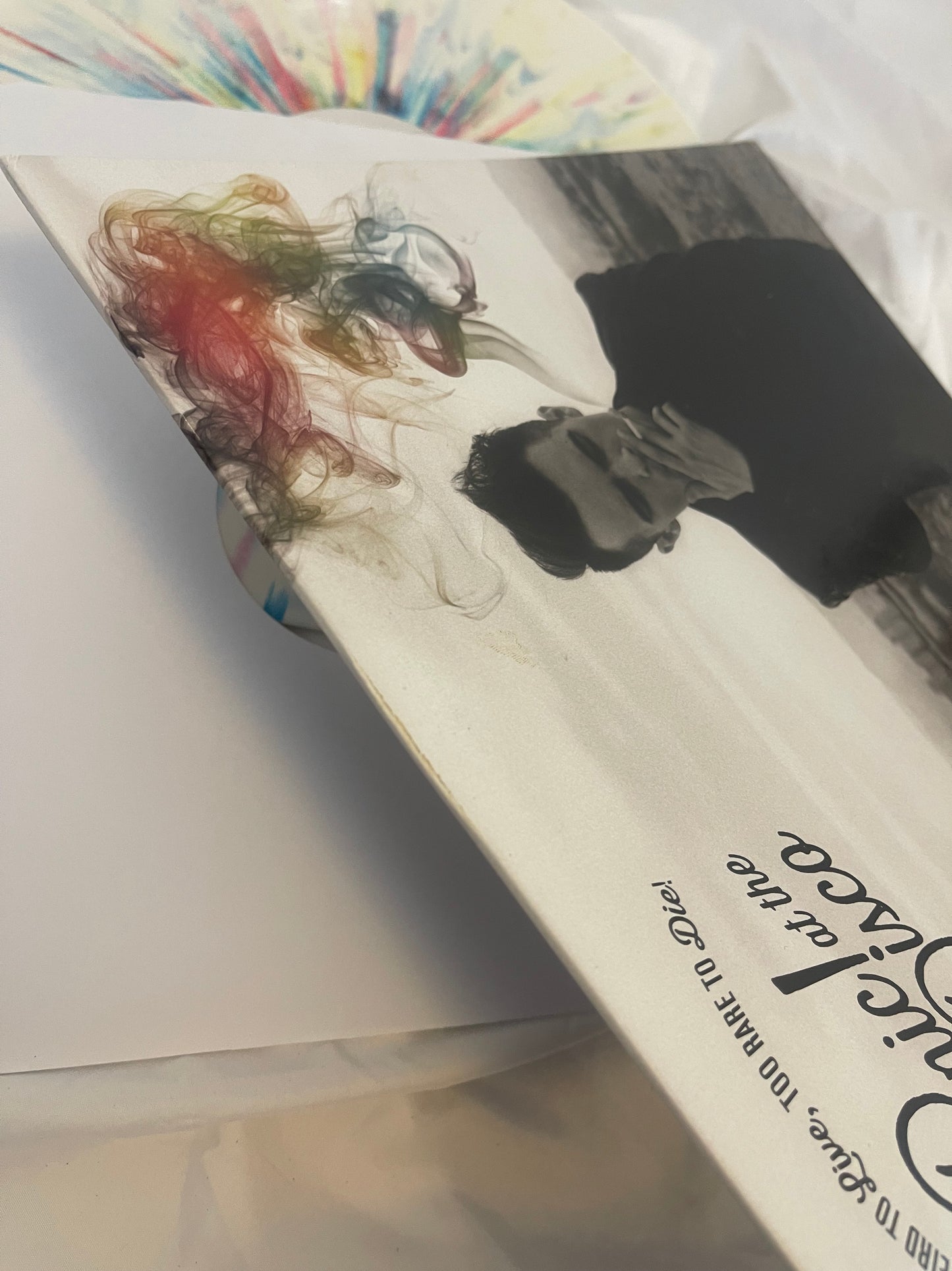 Panic! At The Disco - Too Weird To Live, Too Rare To Die (Hot Topic exclusive white with red, blue, and yellow splatter vinyl)