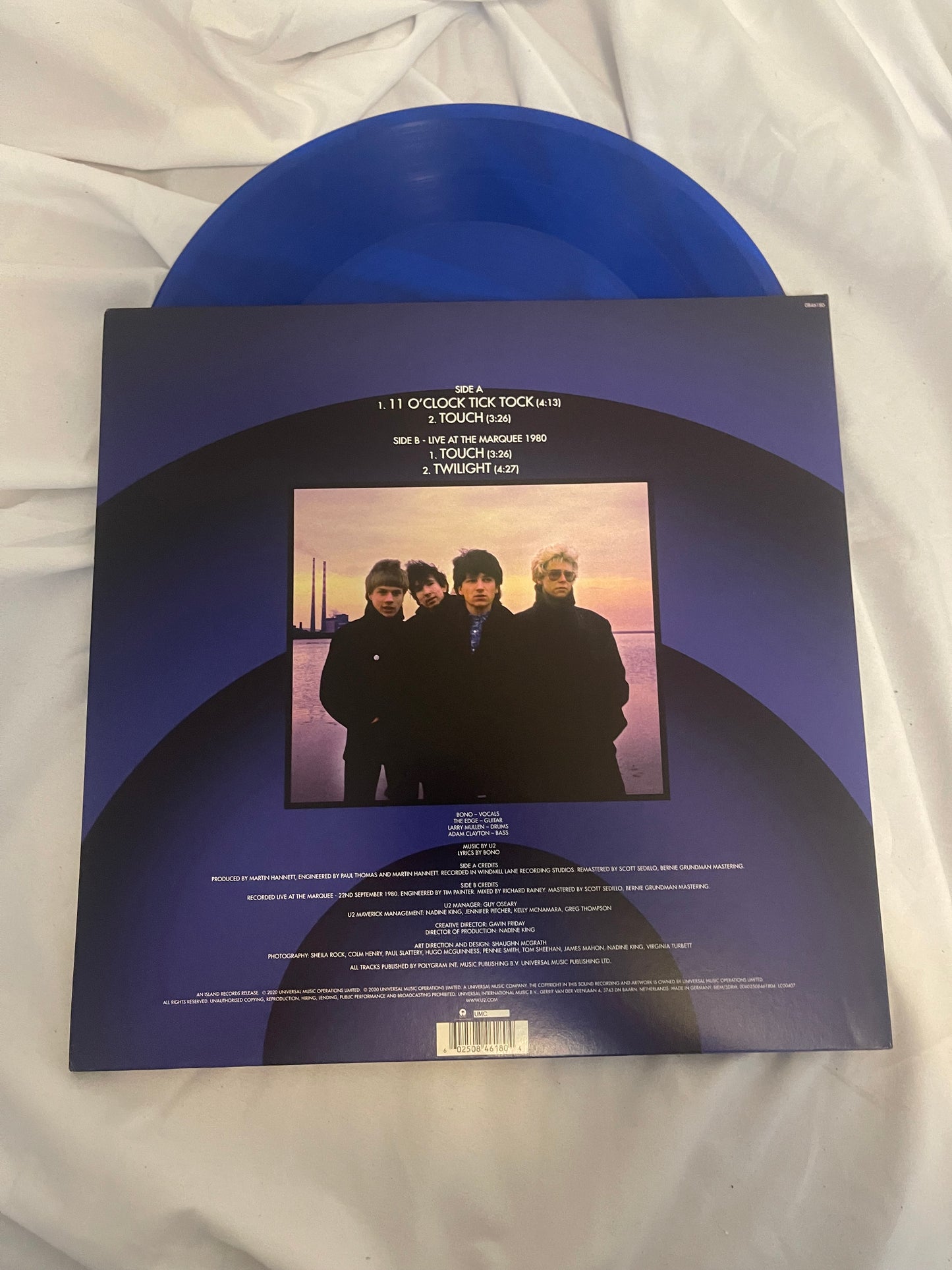 U2 - 11 O’Clock Tick Tock (Record Store Day exclusive blue vinyl)