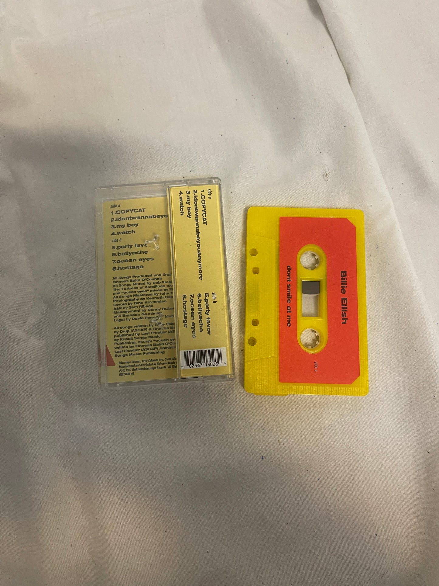 Billie Eilish - Don’t Smile At Me (exclusive red/yellow cassette)