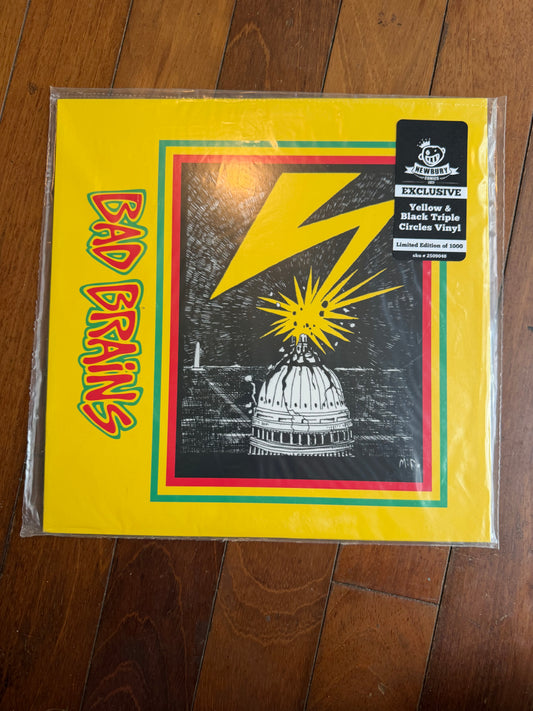 Bad Brains - Bad Brains (Newbury Comics Exclusive yellow and black triple circles vinyl)