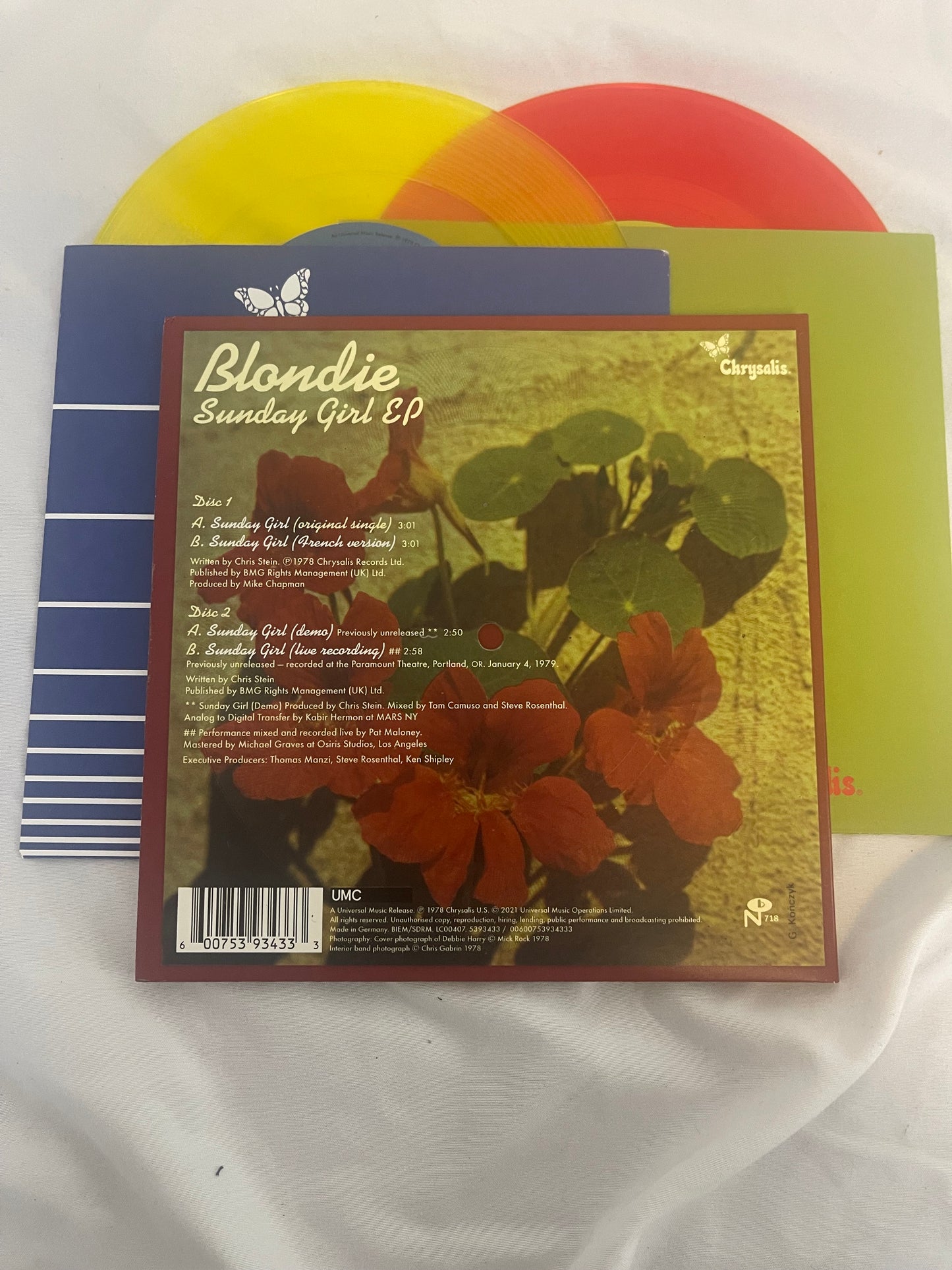 Blondie - Sunday Girl EP (Record Store Day exclusive red and yellow vinyl)