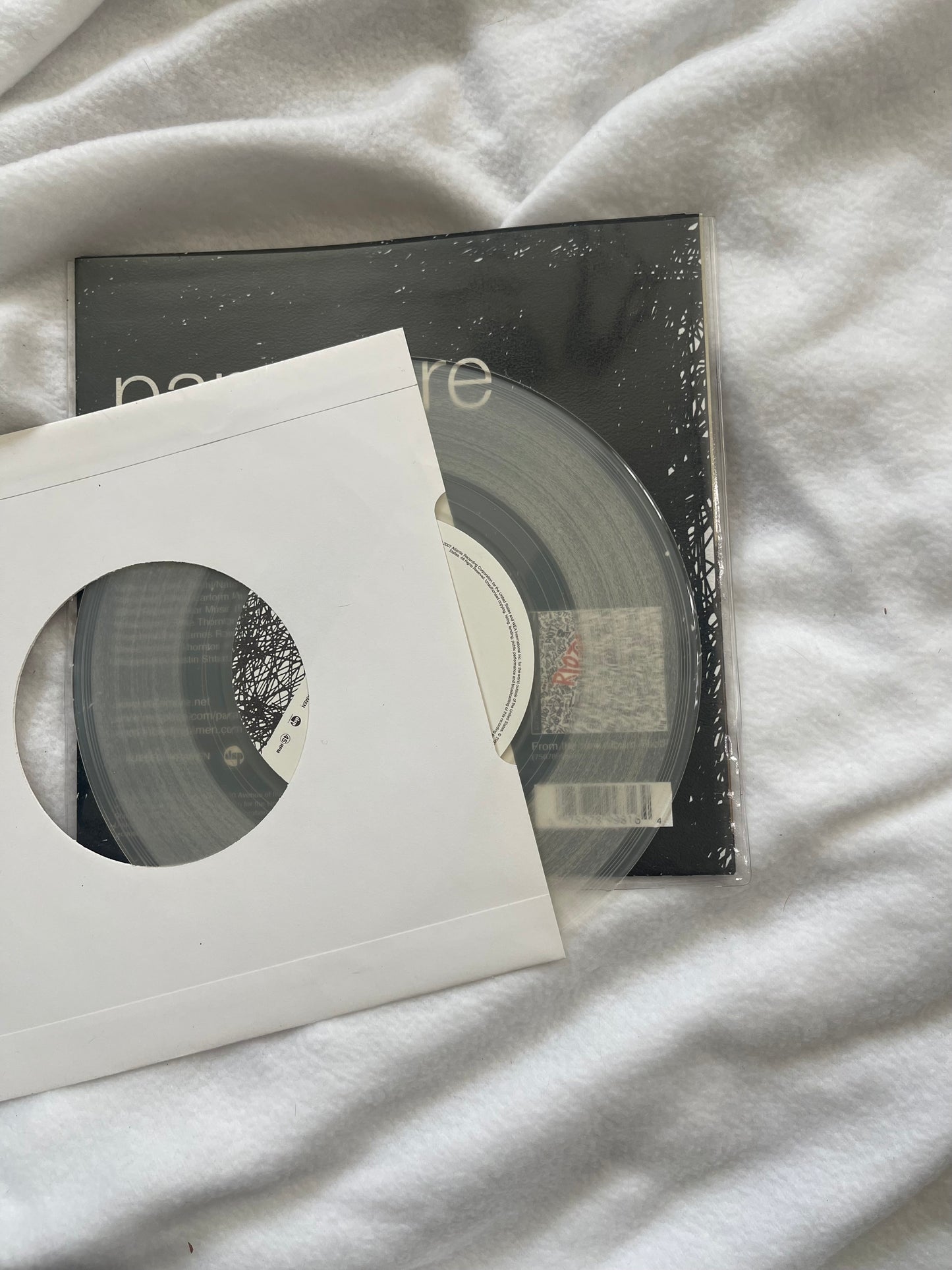 Paramore - Misery Business (limited edition “poster bag” clear vinyl)