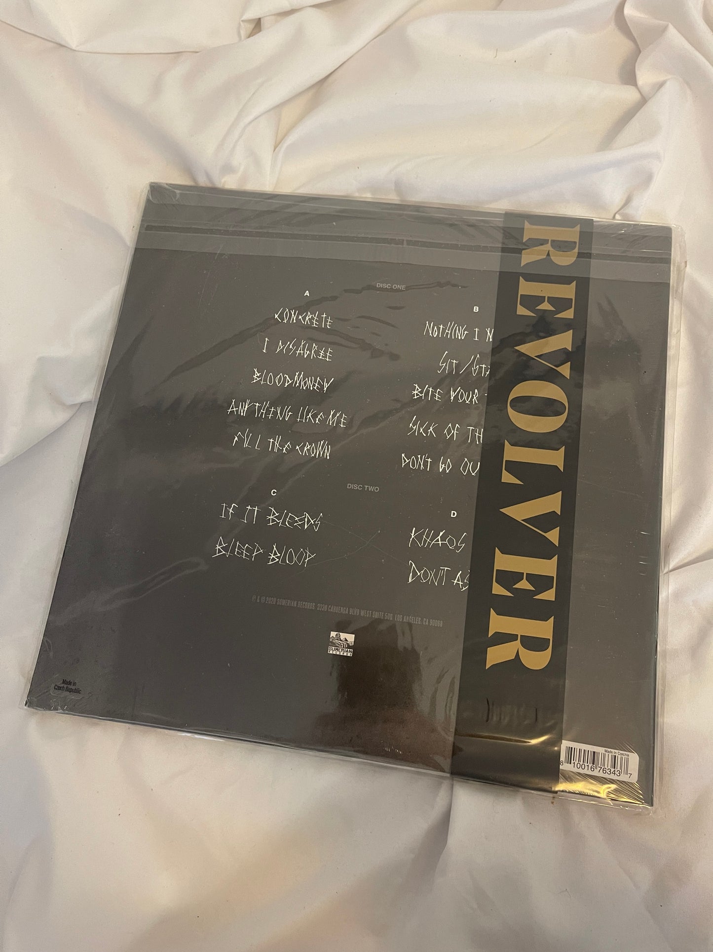 Poppy - I Disagree (More) (268) (gold and white with black splatter revolver exclusive vinyl)