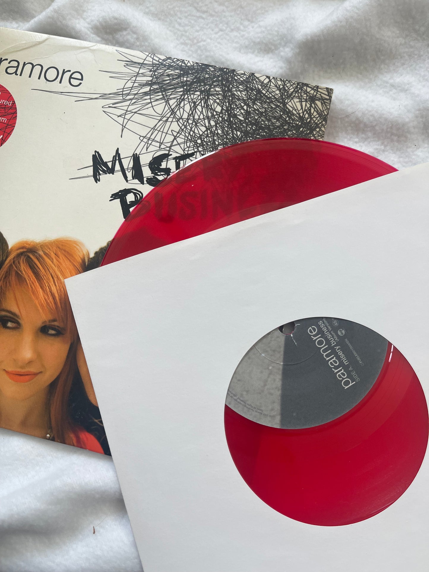 Paramore - Misery Business (limited edition gatefold red/pink vinyl)