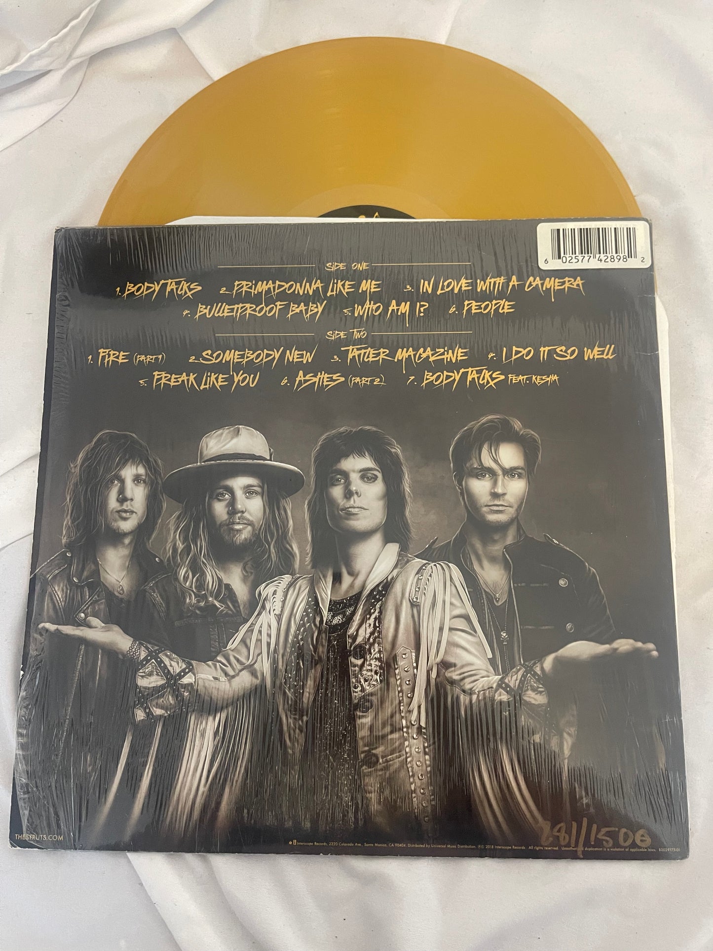The Struts - Young & Dangerous (Record Store Day exclusive gold vinyl)