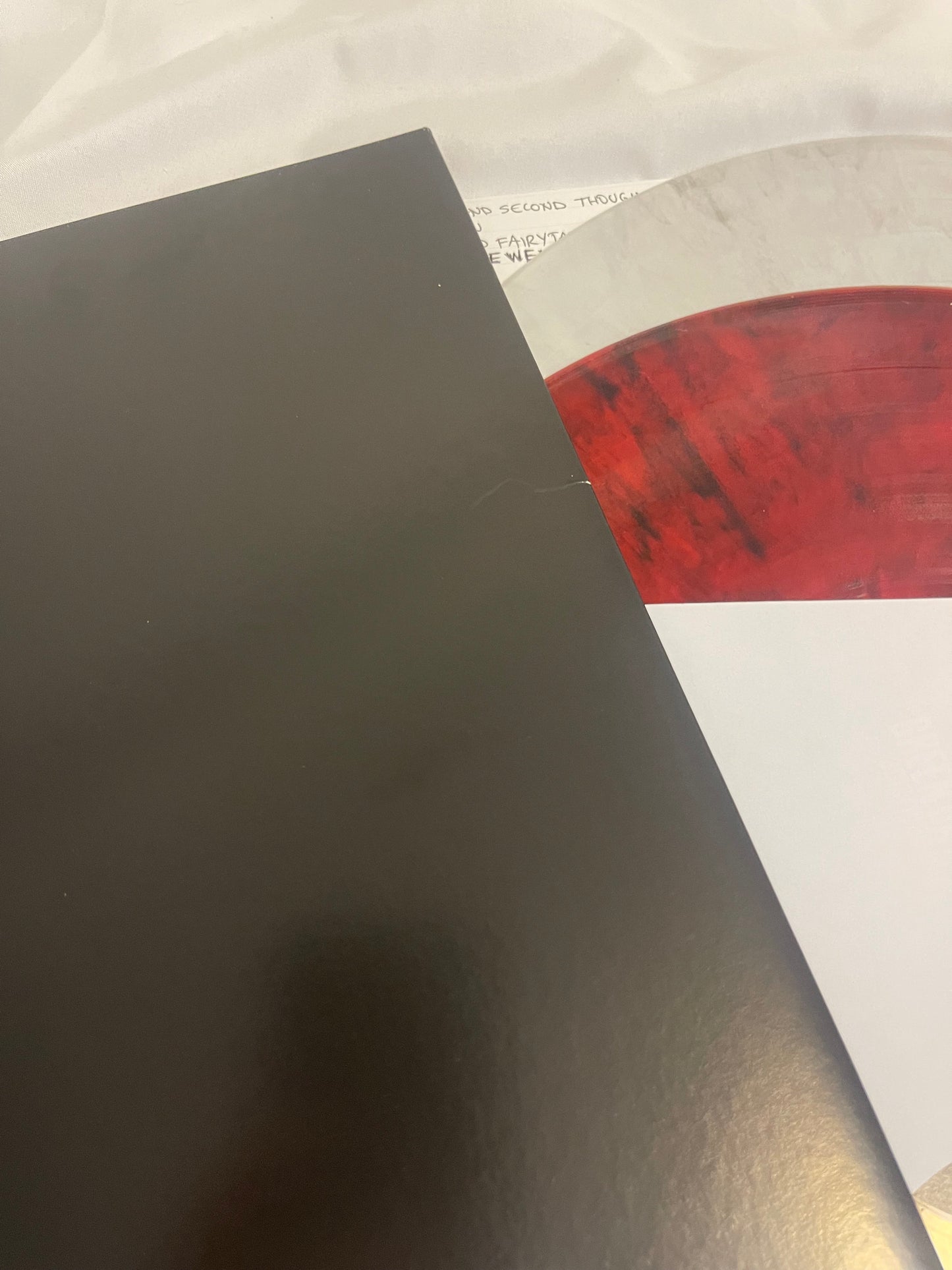 Green Day - American Idiot (white marble/red marble vinyl)
