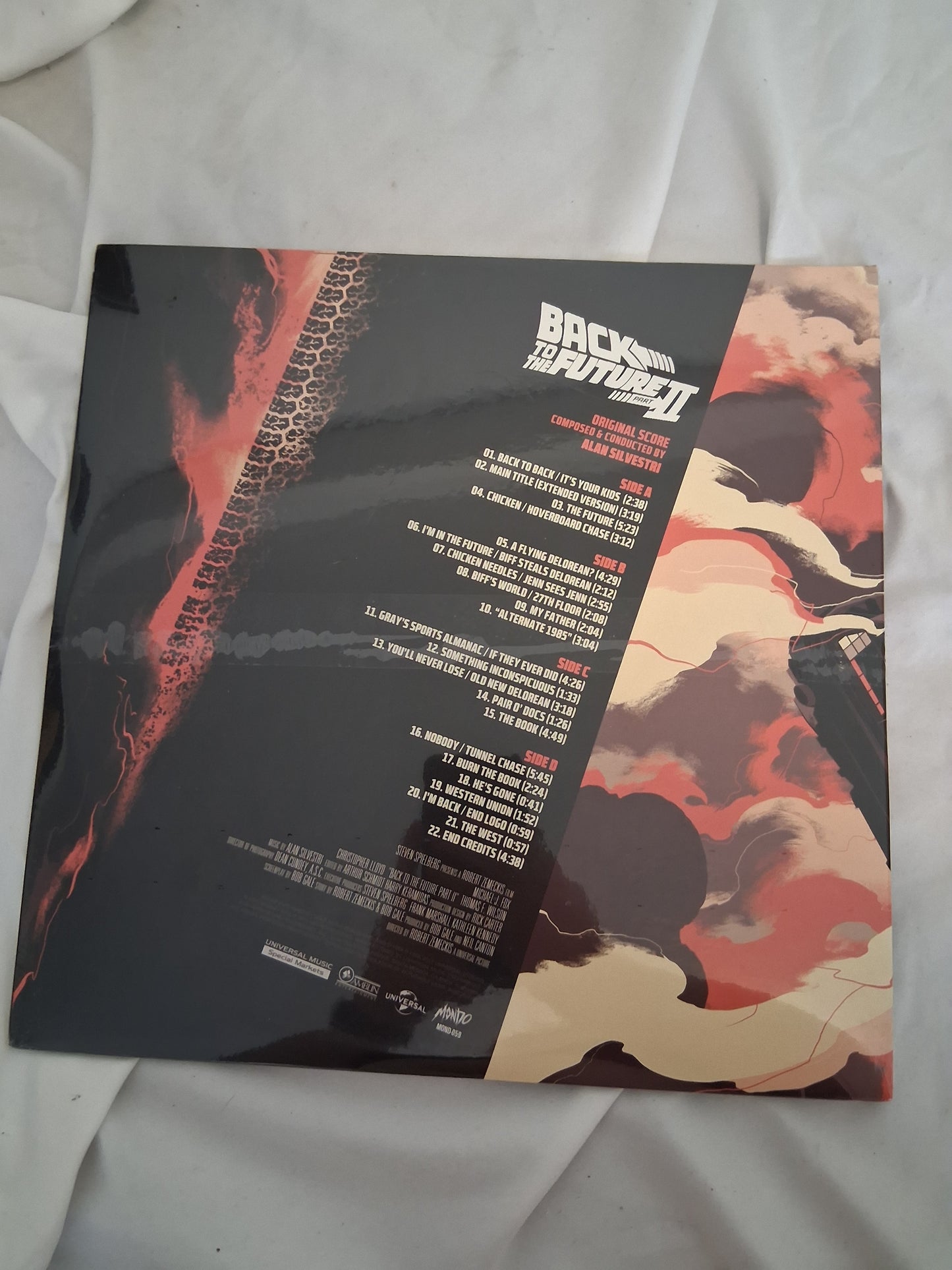 Back To The Future II - Complete Original Score (Mondo exclusive clear with electric blue splatter vinyl)
