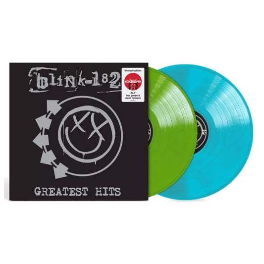 Blink 182 - Greatest Hits (Target exclusive Aqua blue opaque and leaf green marble vinyl)