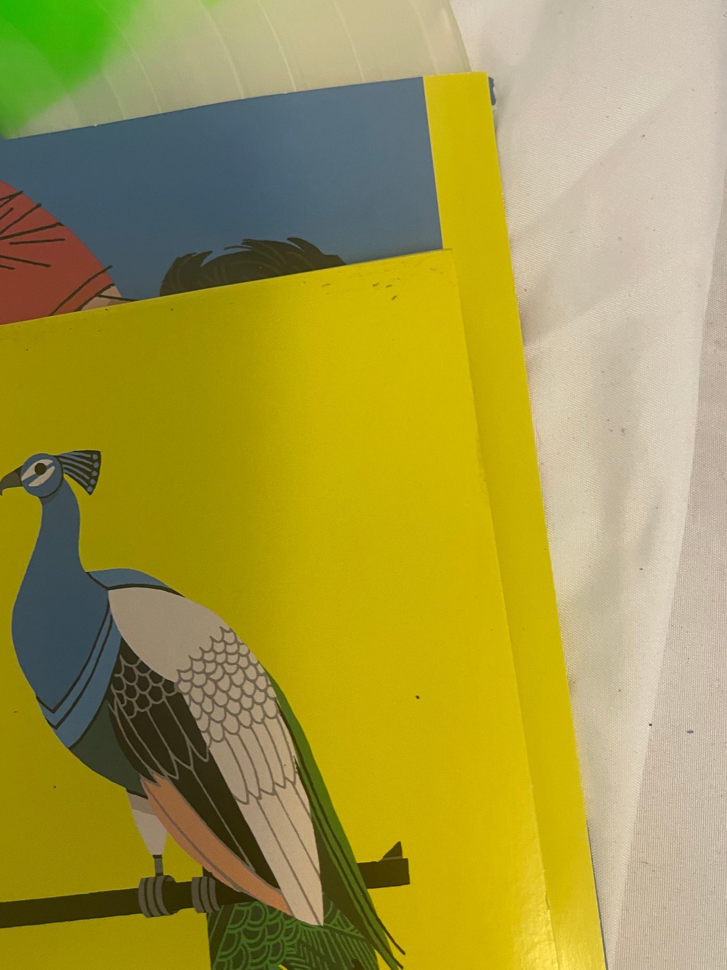 fun. - Aim And Ignite (Newbury Comics exclusive clear with opaque yellow and neon green twist vinyl)