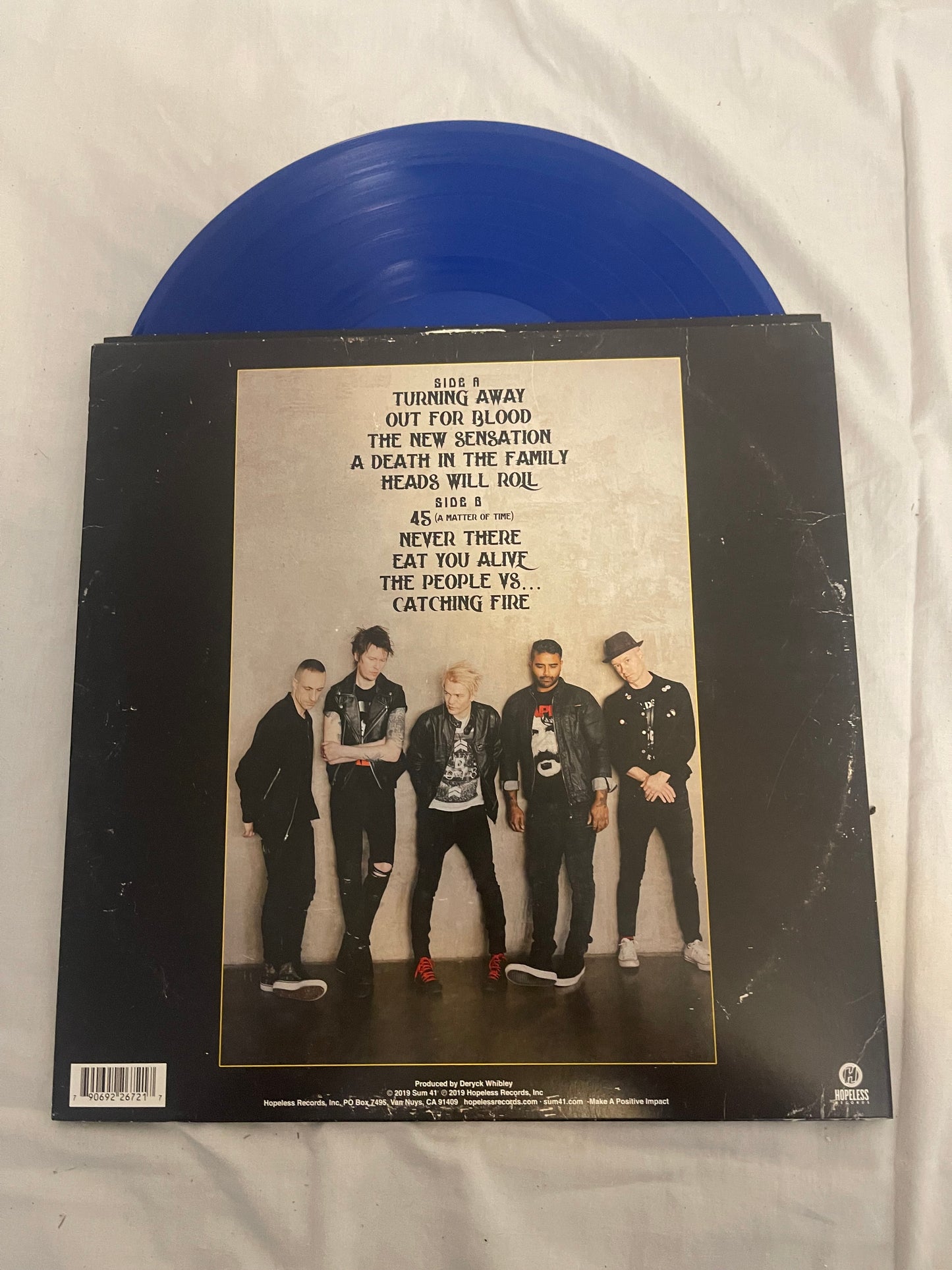 Sum 41 - Order In Decline (France exclusive translucent blue vinyl)
