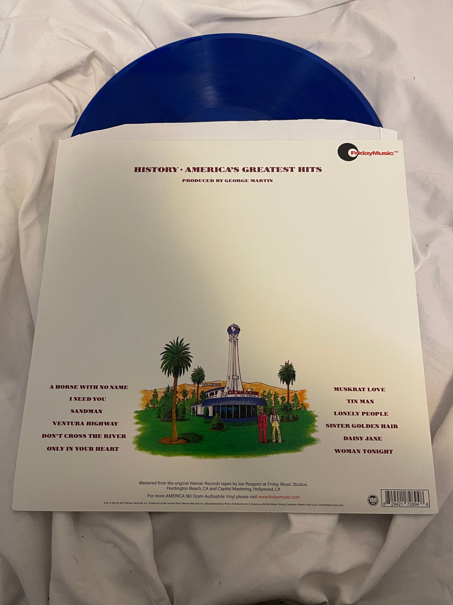 America - History: America’s Greatest Hits (Record Store Day exclusive blue vinyl)