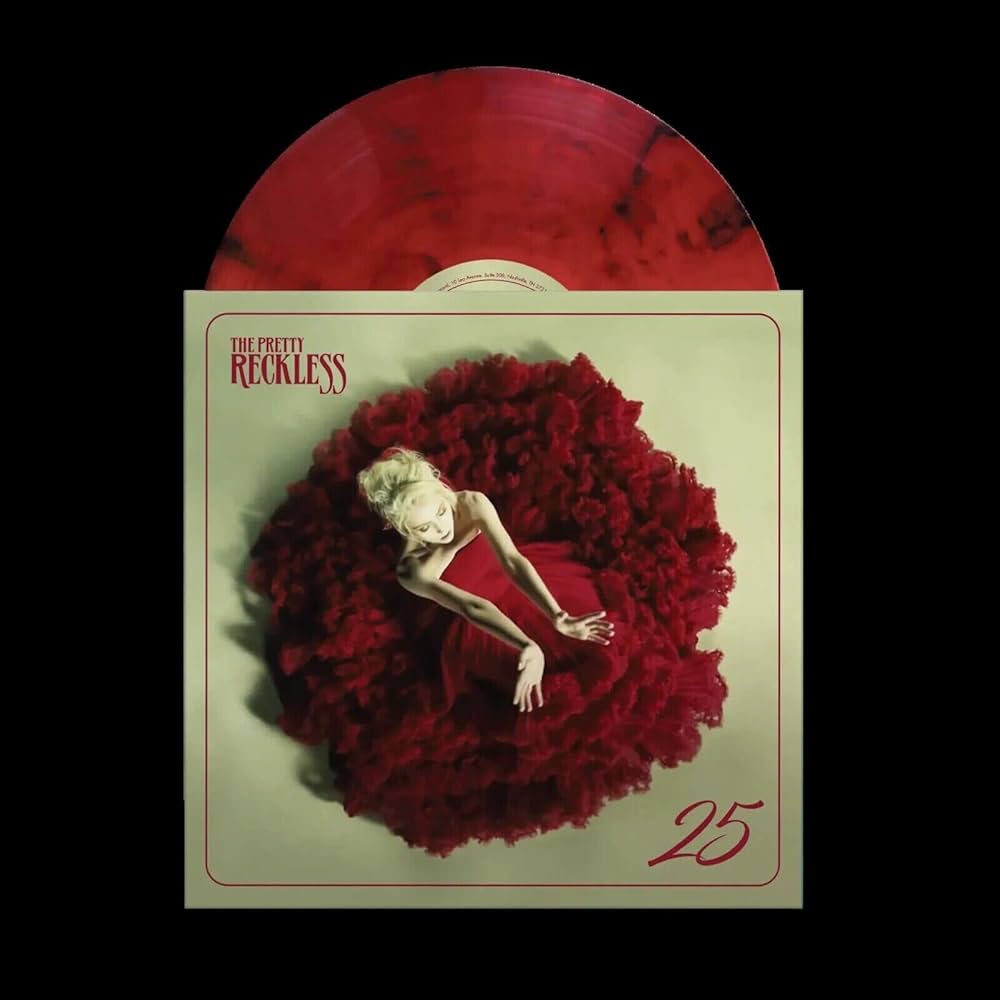 The Pretty Reckless - 25 (webstore exclusive translucent red with black swirl 7” vinyl)