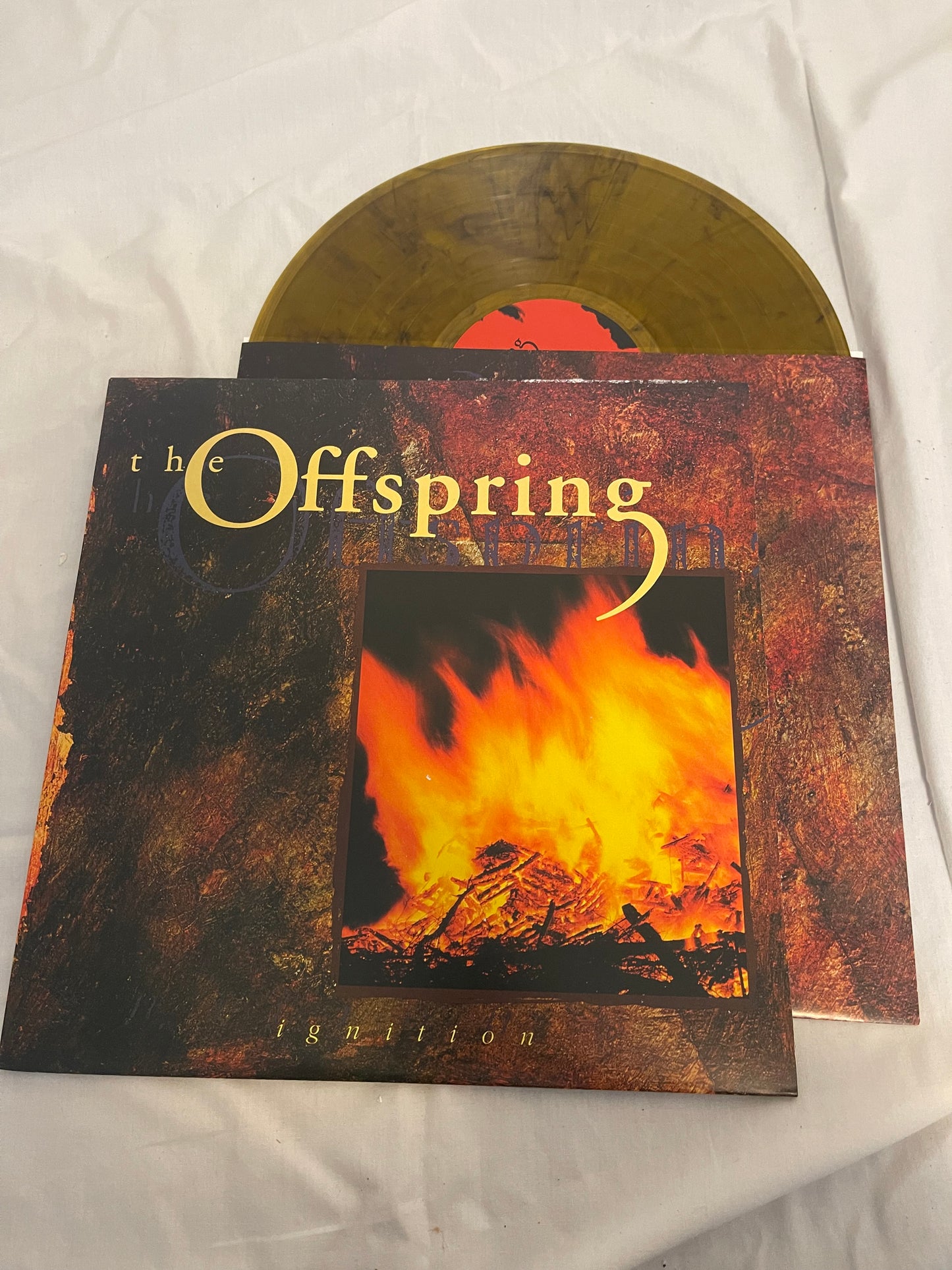 The Offspring - Ignition (Newbury Comics exclusive Whiskey Smoke vinyl)