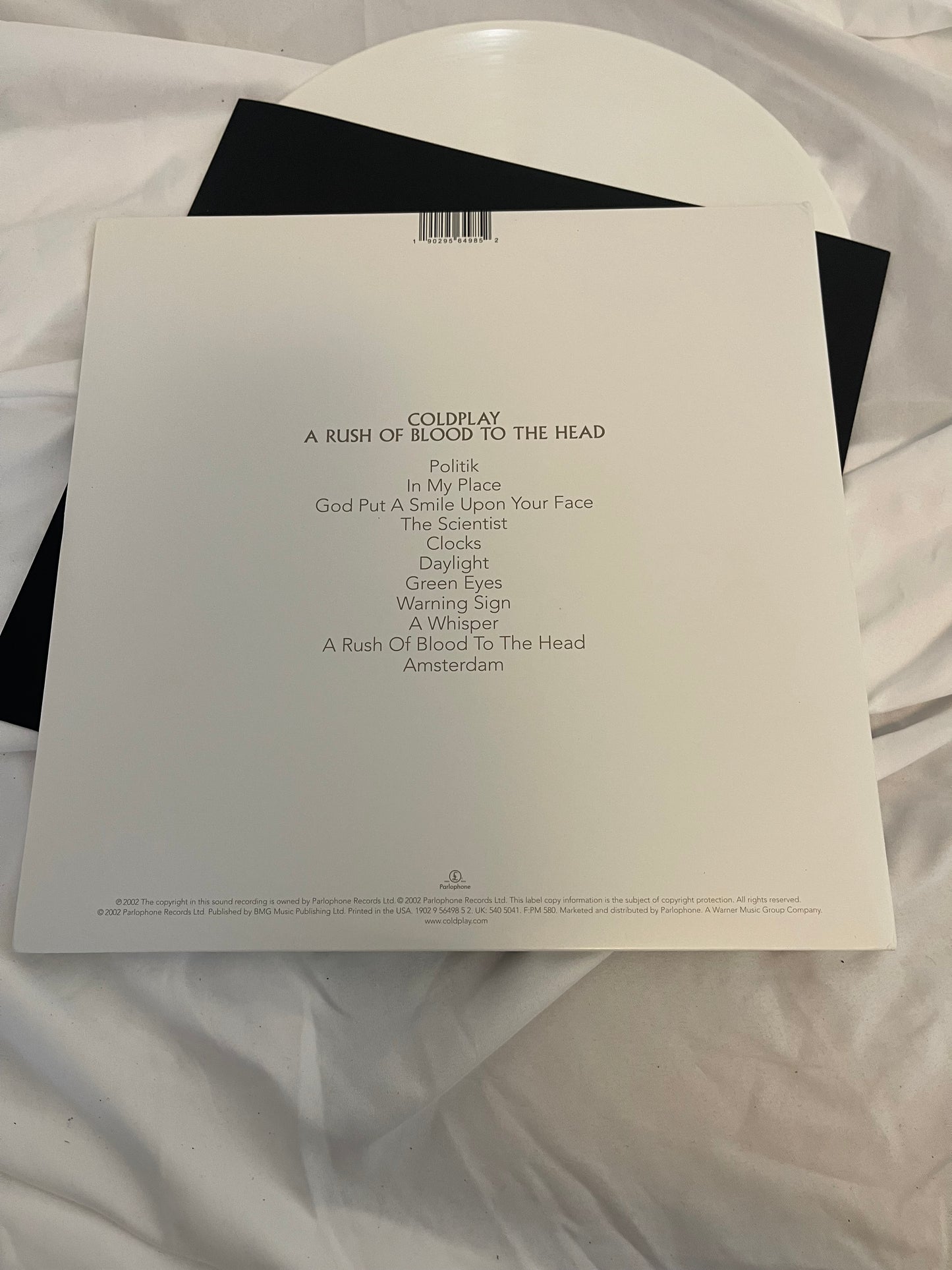 Coldplay - A Rush Of Blood To The Head (Barnes & Noble exclusive white vinyl)