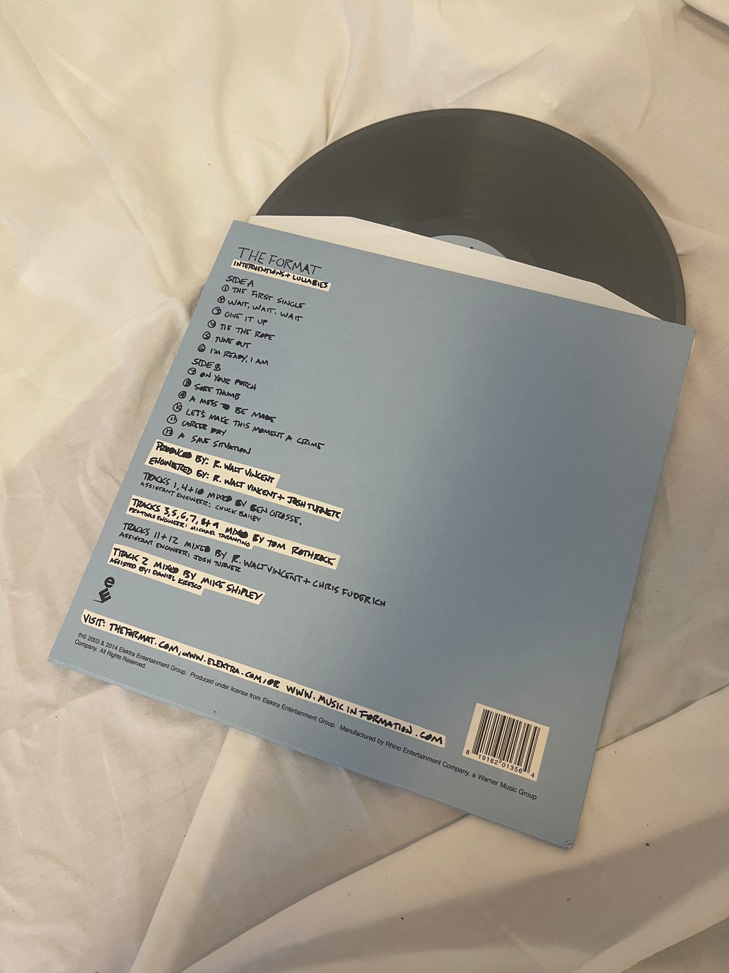 The Format - Interventions and Lullabies (Webstore exclusive silver vinyl)