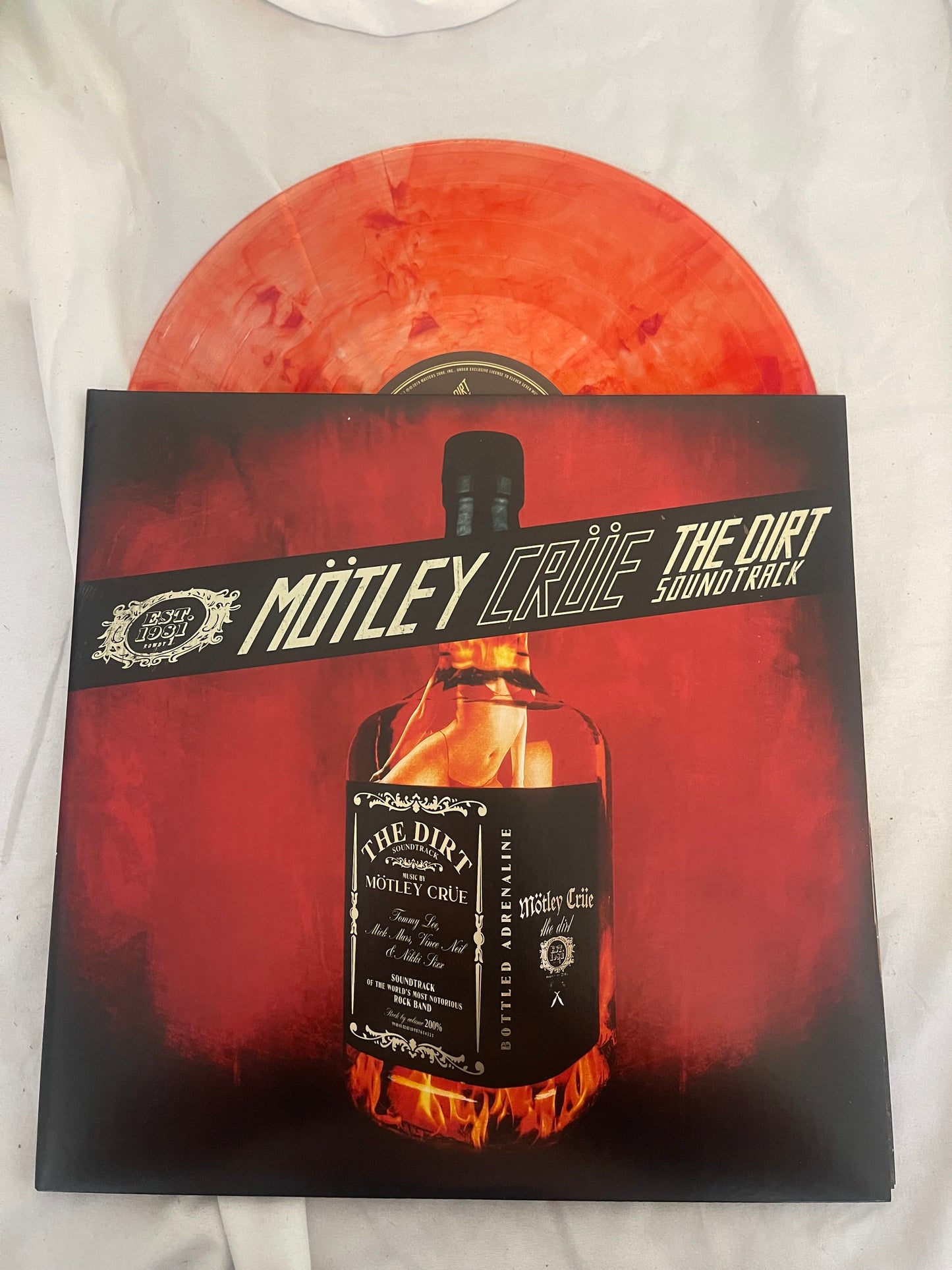 Motley Crue - The Dirt Soundtrack (Newbury Comics exclusive red and clear splatter/swirl vinyl)
