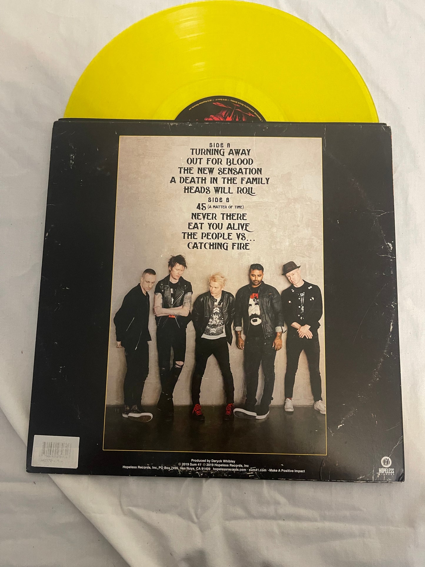 Sum 41 - Order In Decline (UK exclusive translucent yellow vinyl) (SIGNED!!!)