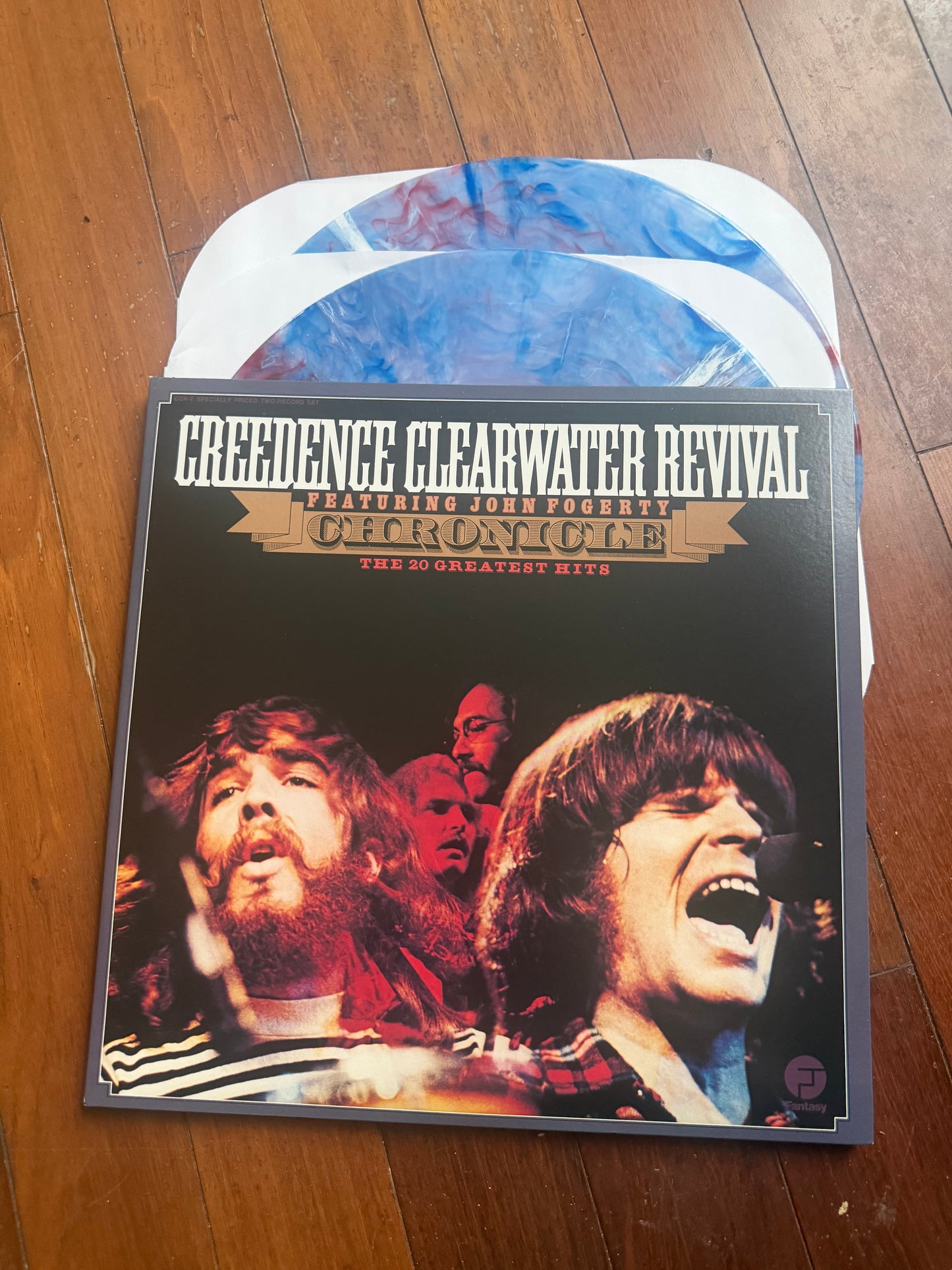 Creedence Clearwater Revival - Chronicle (20 Greatest Hits) (Walmart exclusive red, white, and blue vinyl)