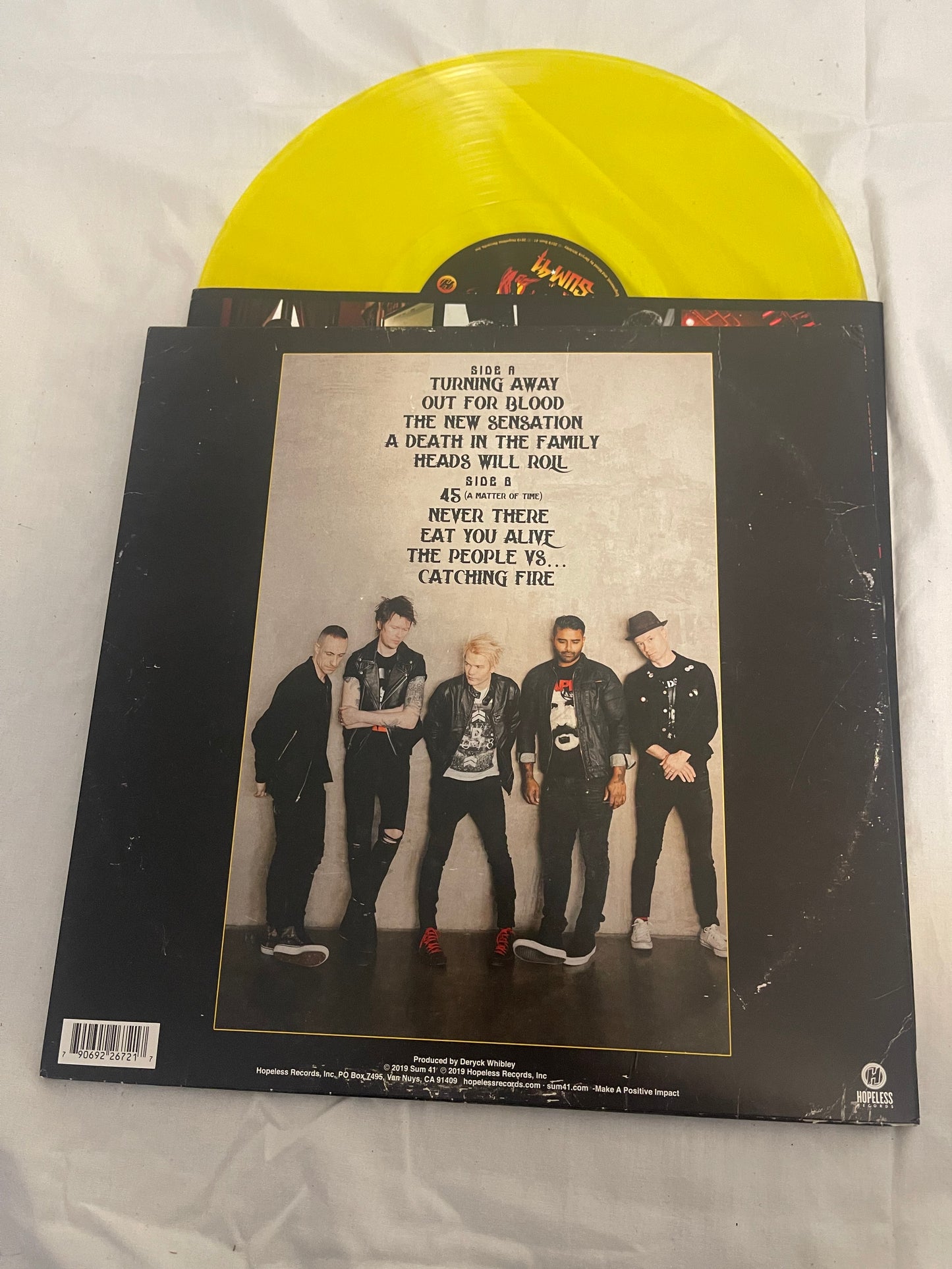 Sum 41 - Order In Decline (UK exclusive translucent yellow vinyl)